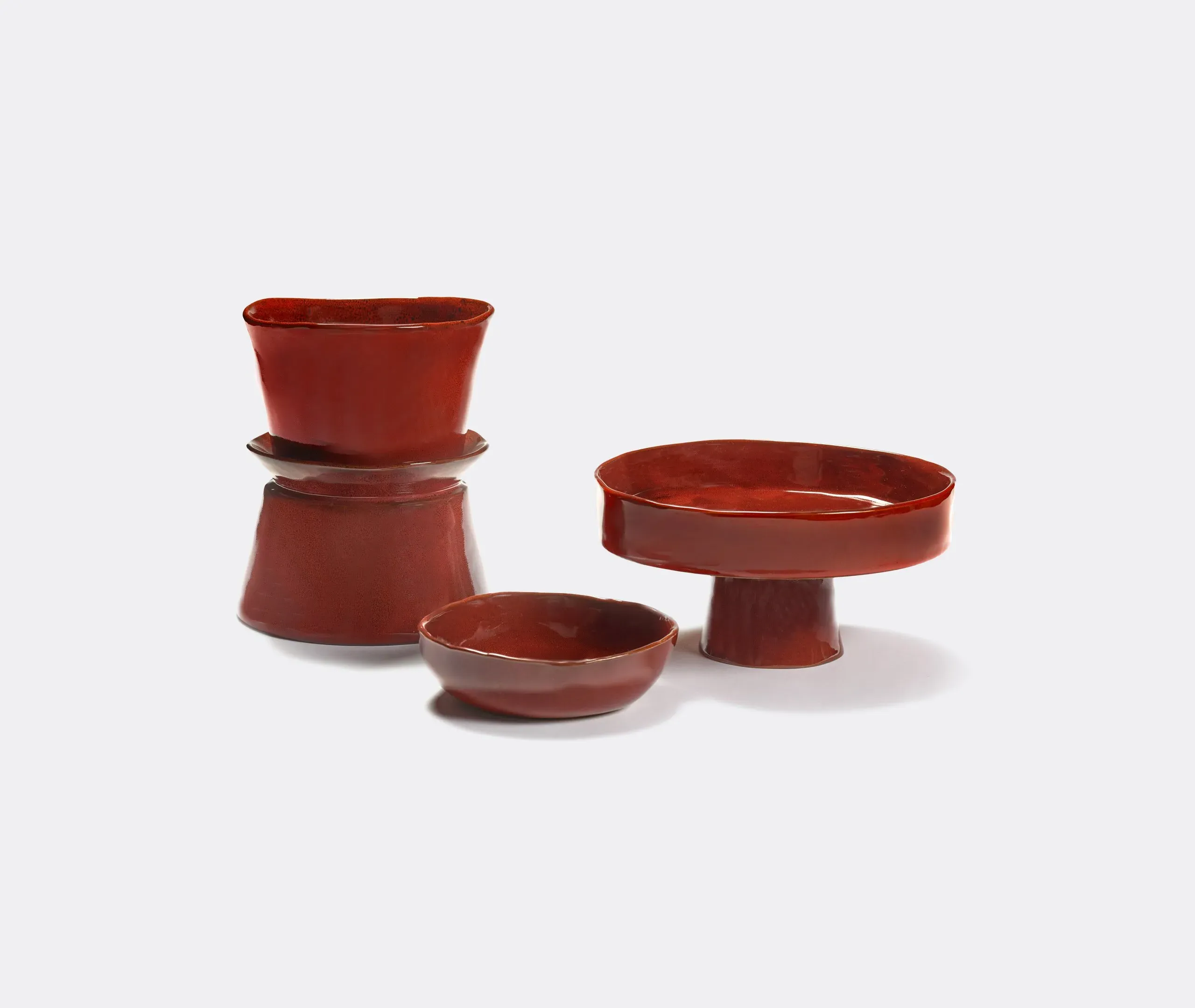 La Mère Serving Bowl - Venetian Red, Ceramic