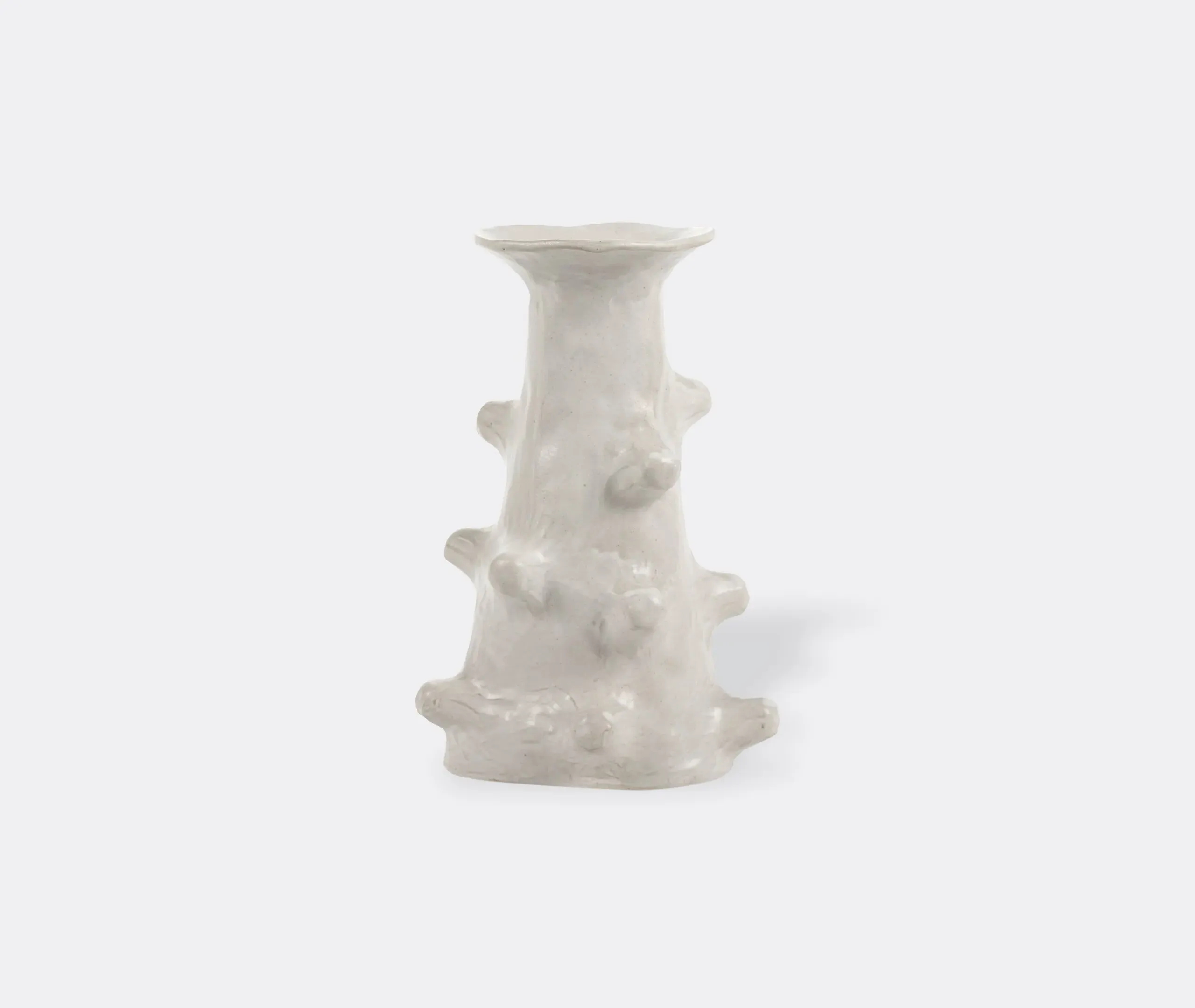 Large Billy Vase 03 with Raised Bumps - White image