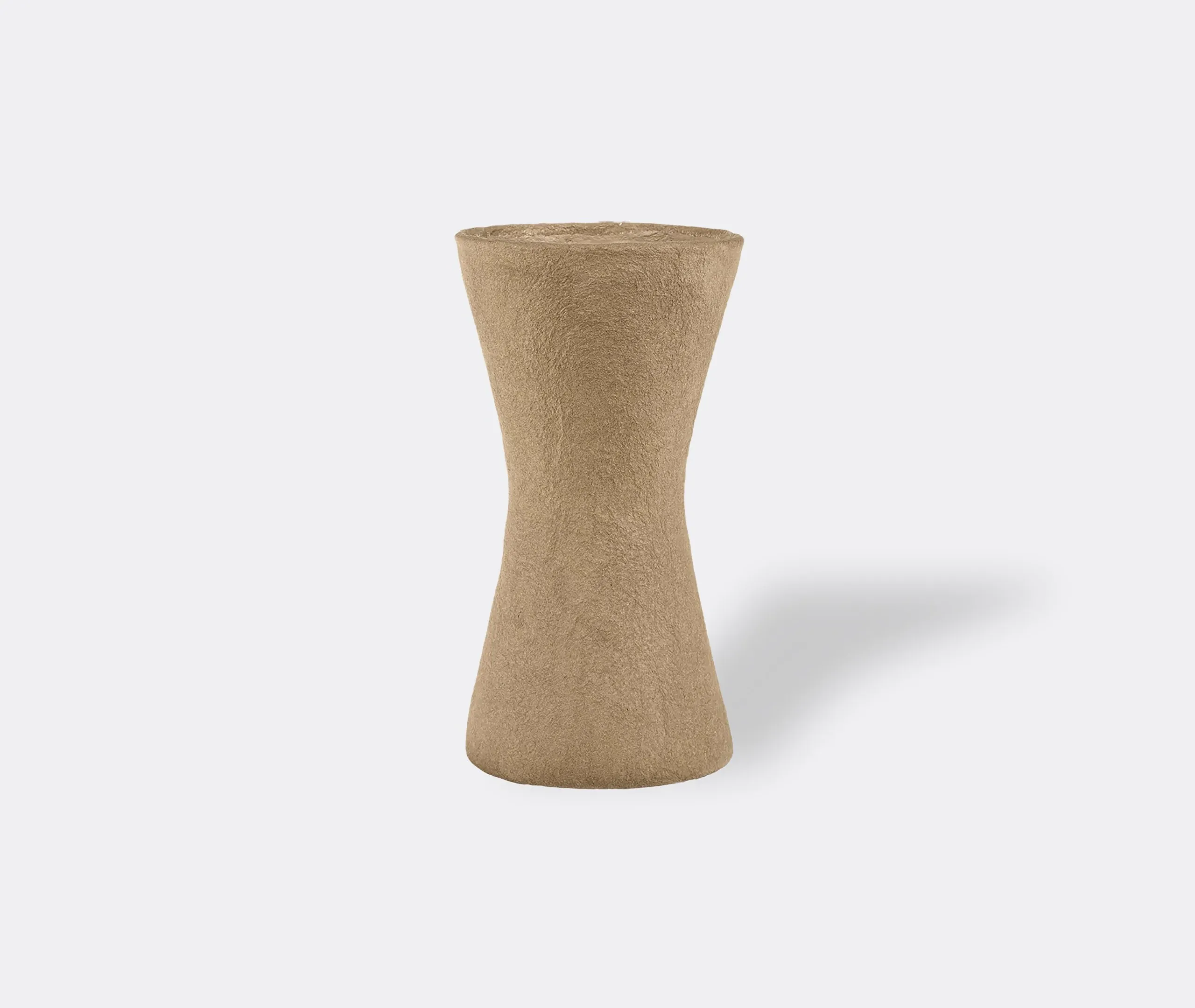 Large Earth Vase - Brown, Papier Mâché