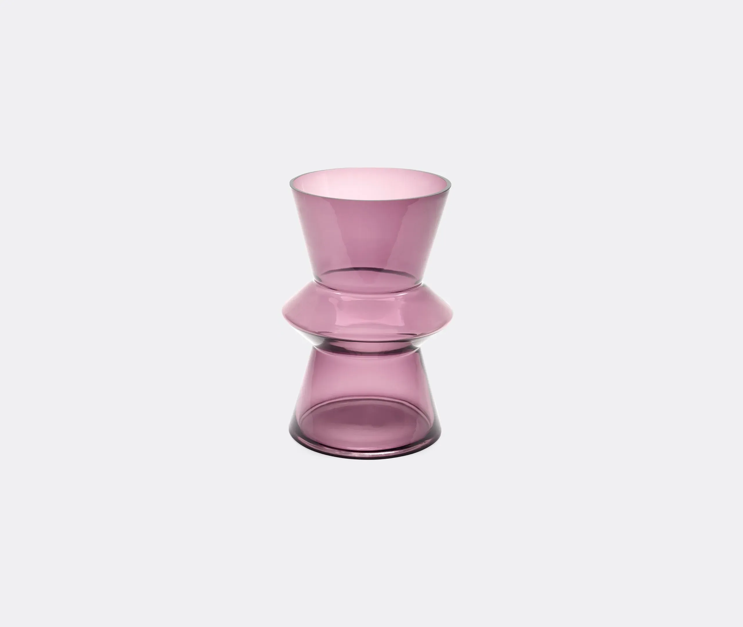 Large Sculptural Vase - Purple, Glass