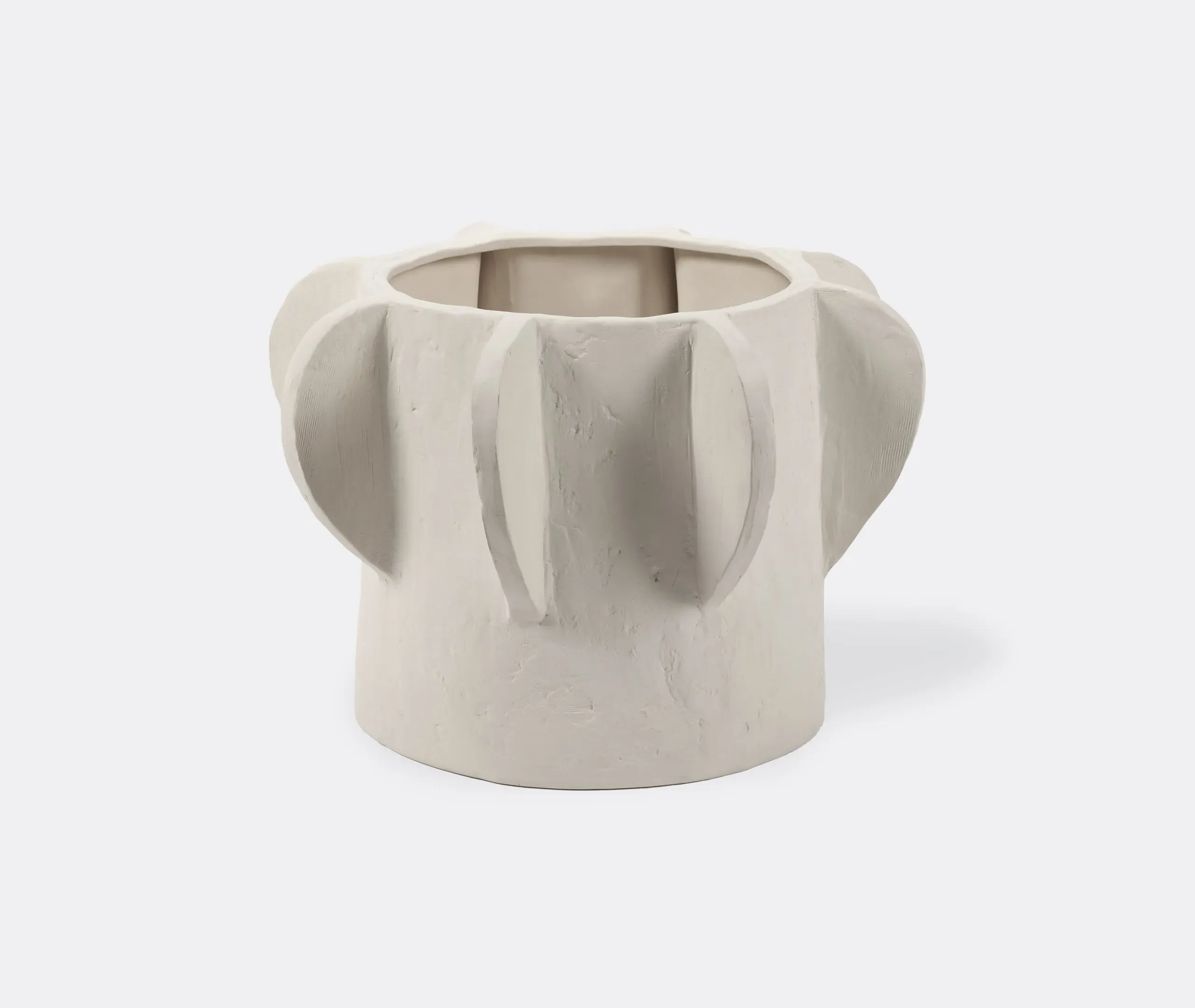 Molly 02 Large Flower Pot - Beige