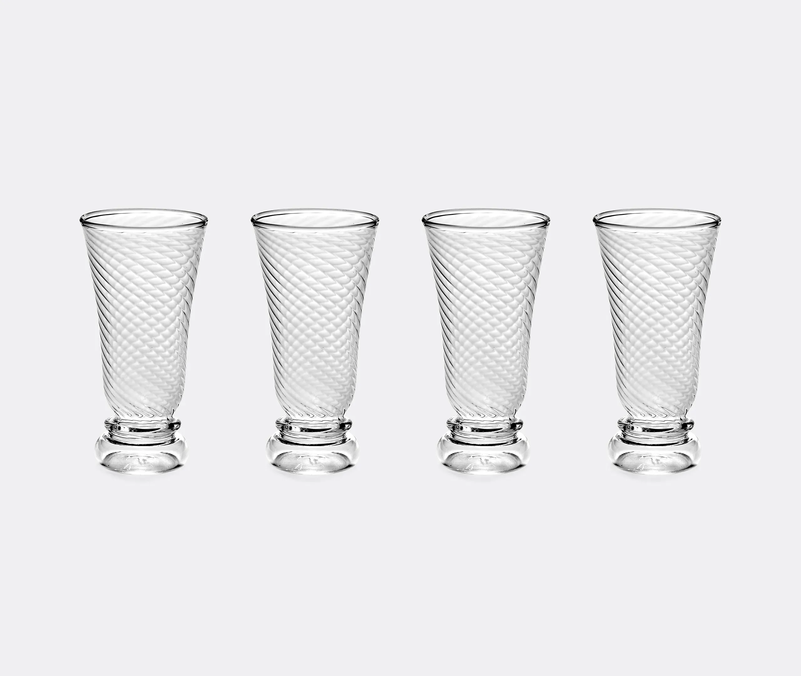 Nabucho 10 Water Glass Set of Four - Clear, Borosilicate Glass product