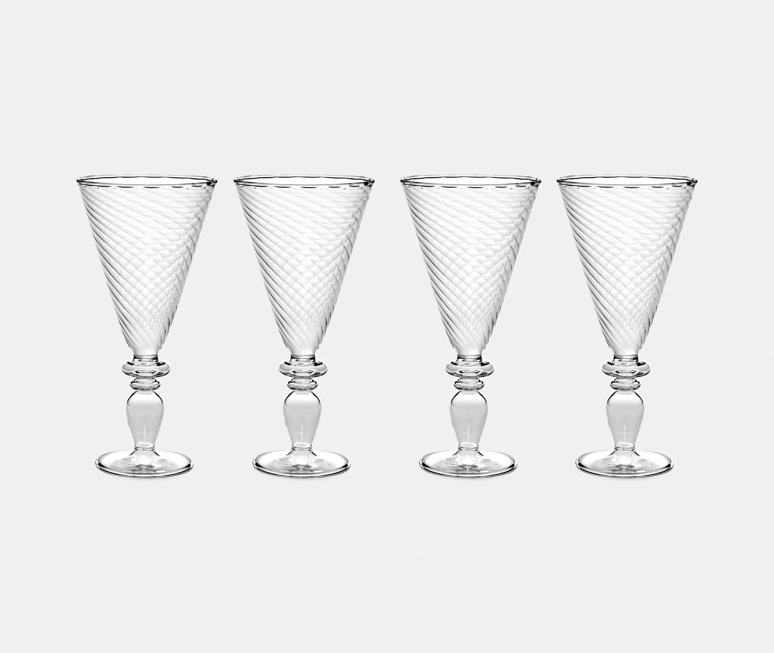 Nabucho 11 Coupe Glass Set of Four - Clear, Borosilicate Glass product