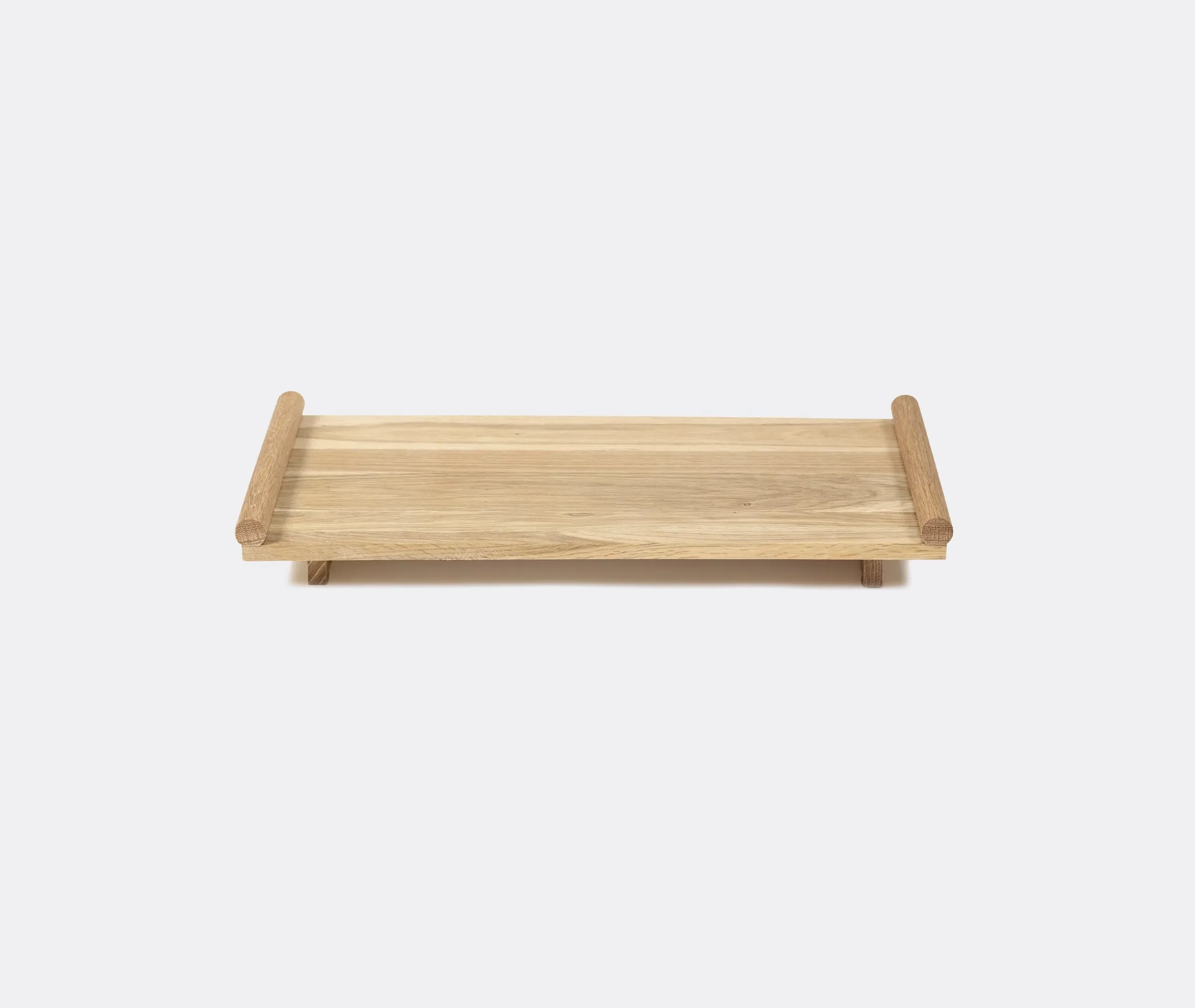 Oak Serving Tray with Matt Finish - Light Brown
