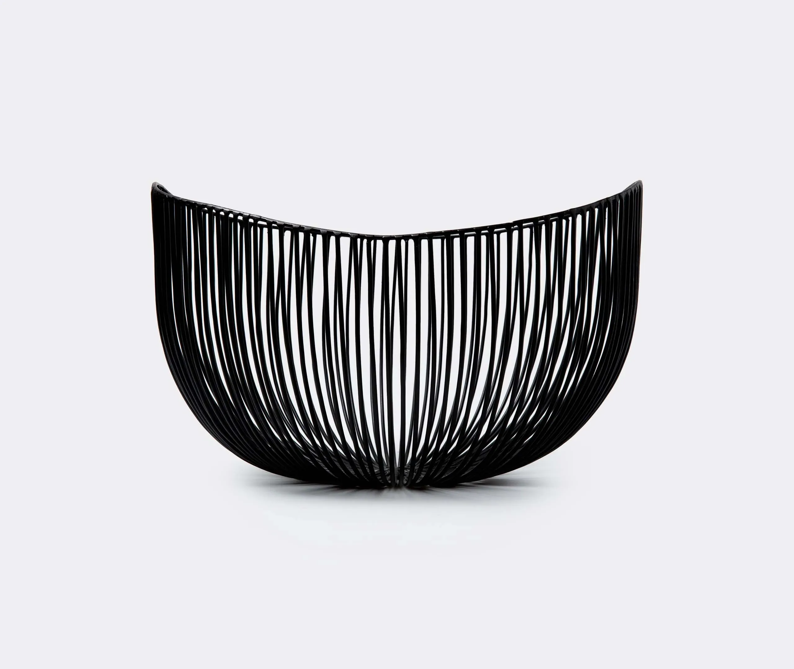 Plateau Profond Tale Basket - Black, Iron