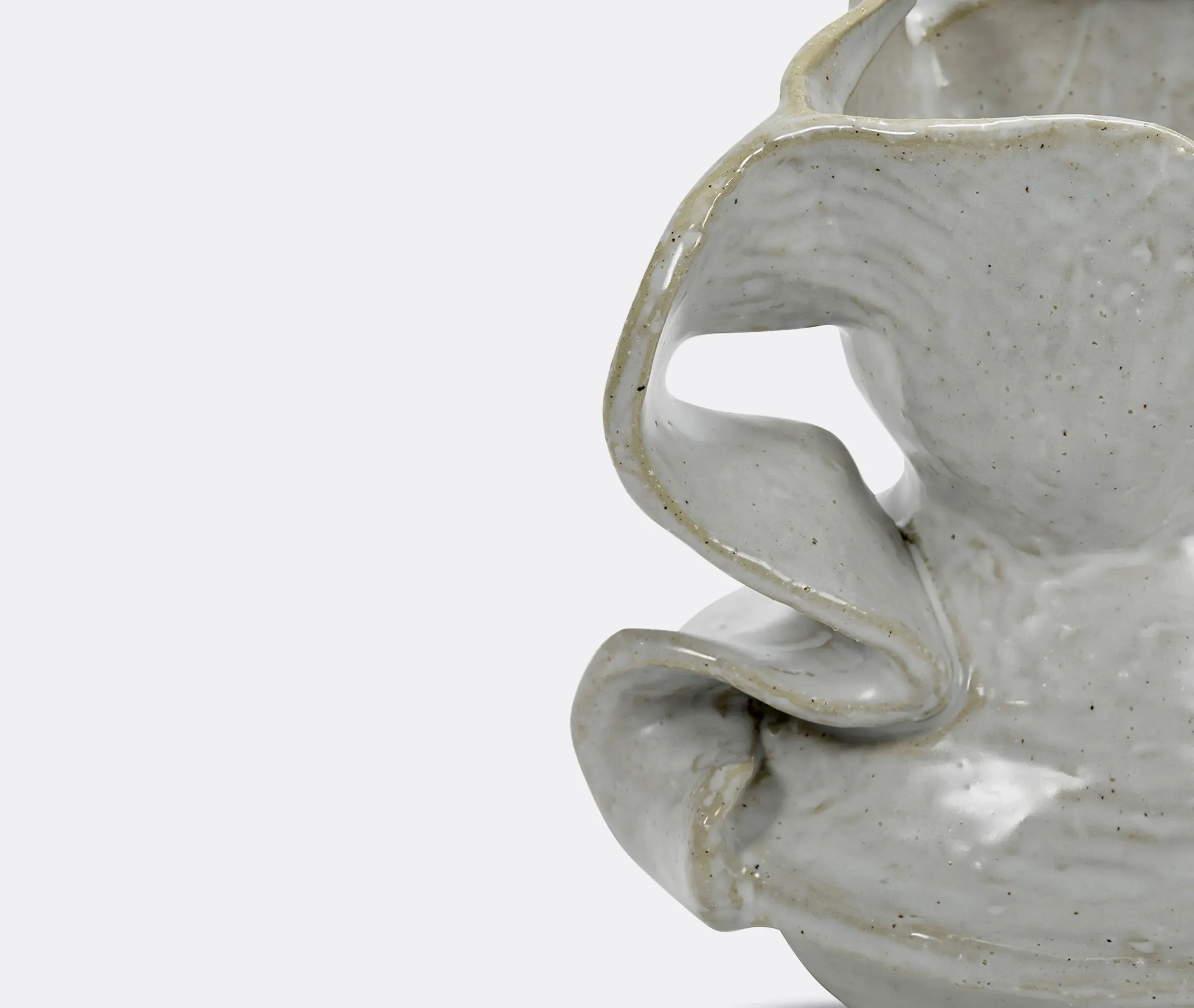 Rosie 02 Vase - White, Earthenware alternate view