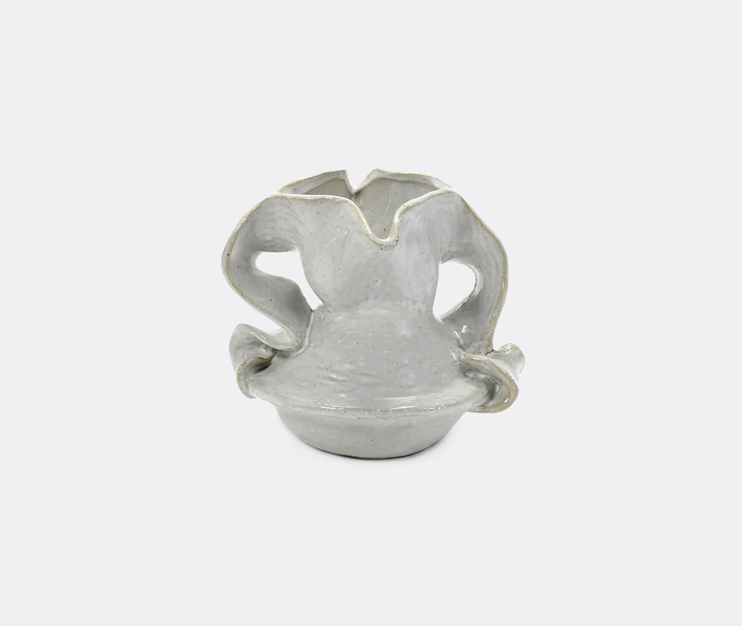Rosie 02 Vase - White, Earthenware product