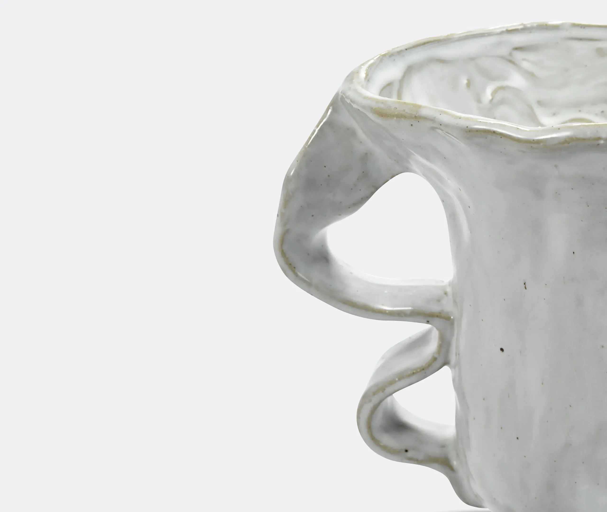 Rosie 03 Vase - White, Earthenware alternate view