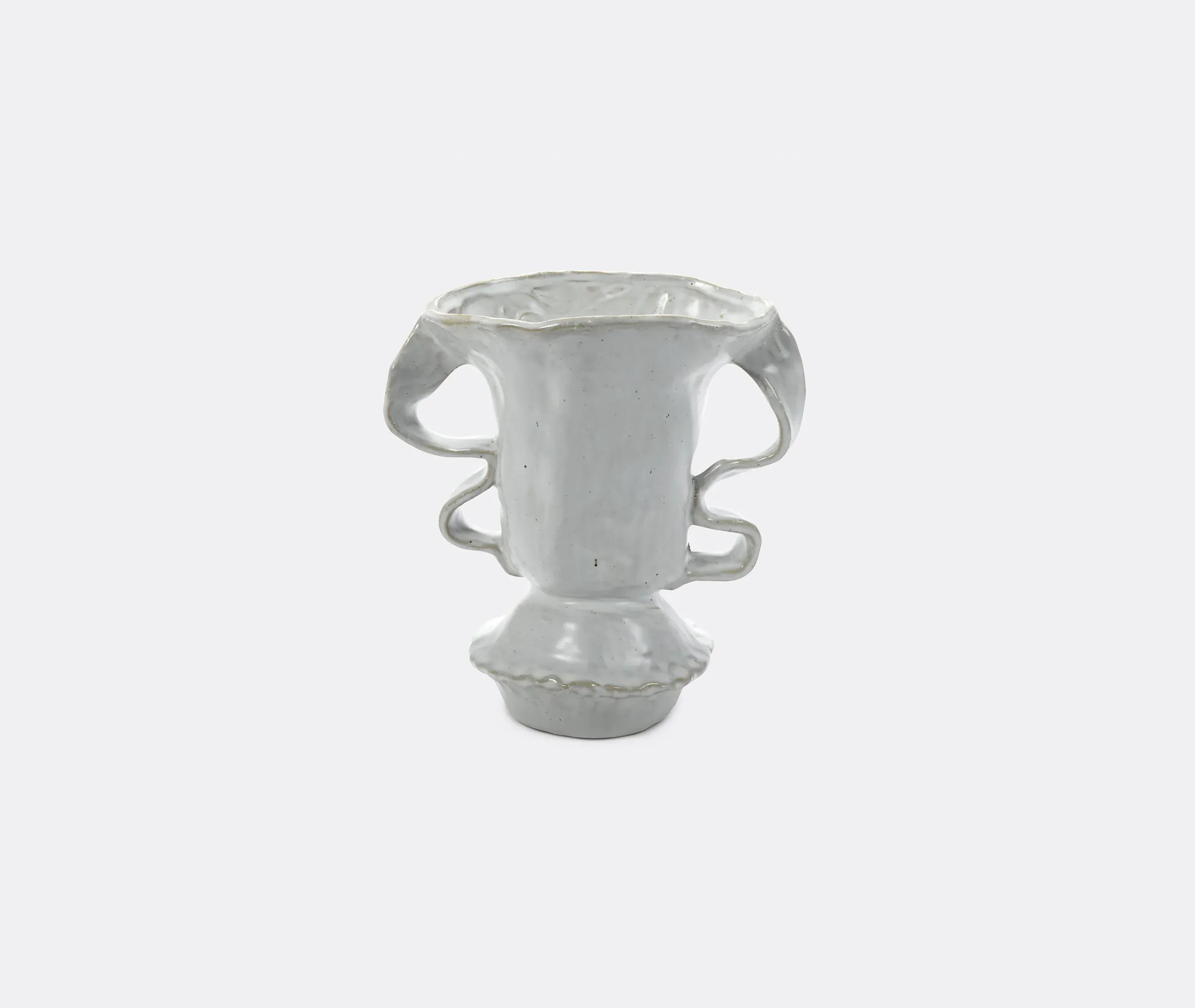 Rosie 03 Vase - White, Earthenware product