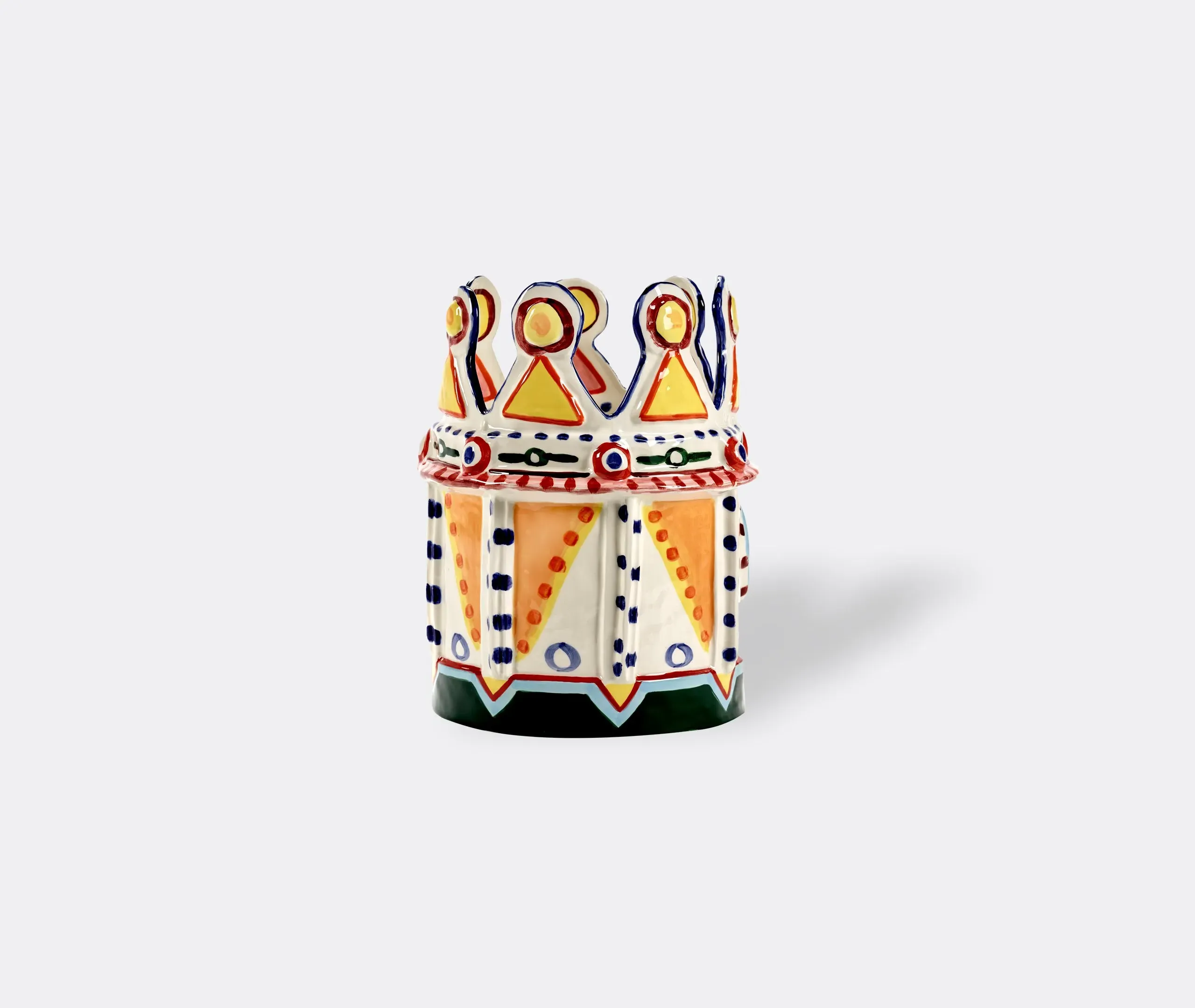 Round Sicily Vase - Multicolor, Stoneware