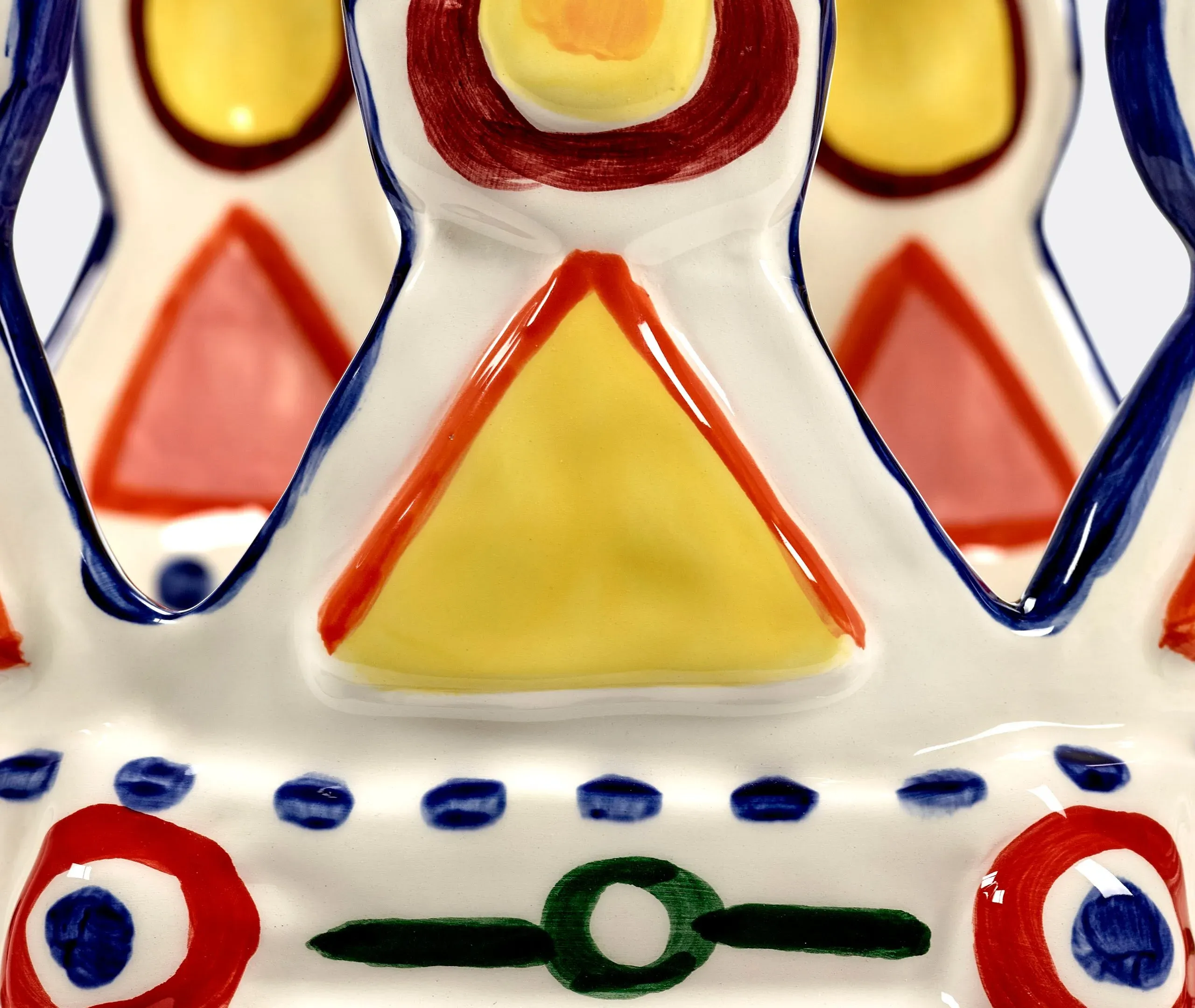 Round Sicily Vase - Multicolor, Stoneware