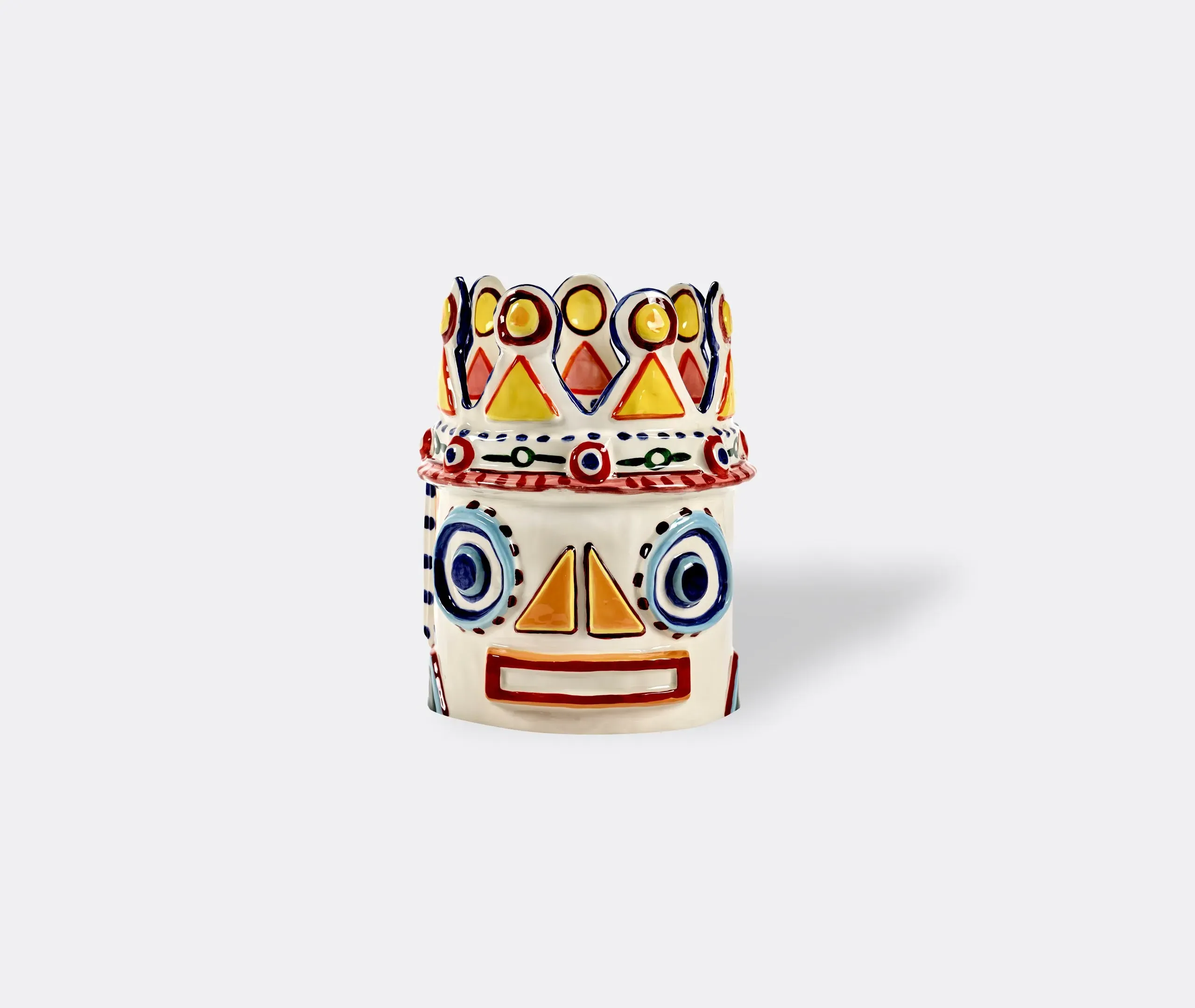 Round Sicily Vase - Multicolor, Stoneware