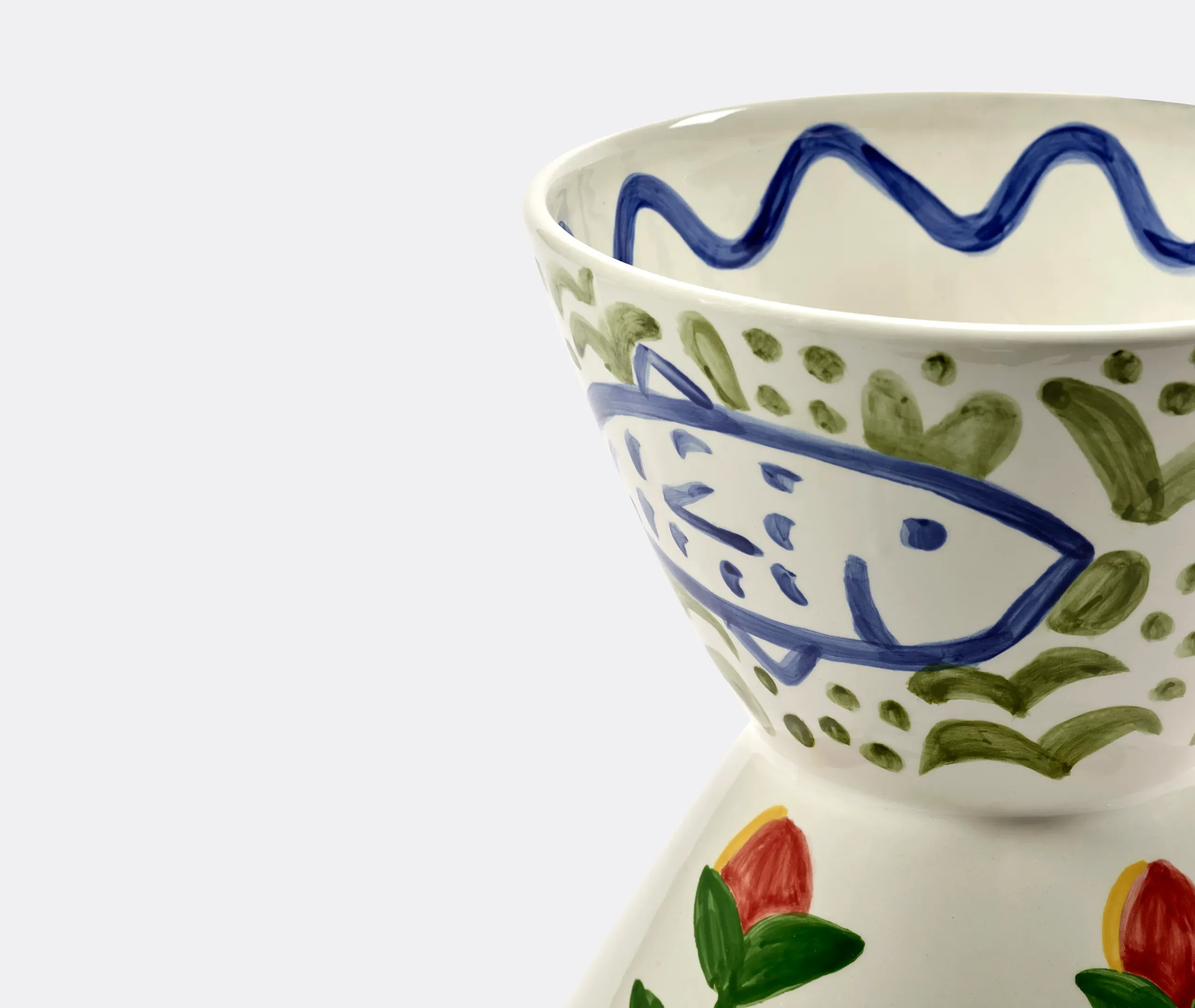 Santiago De Borja Aquaje Diablo Shape Vase - Multicolor alternate view