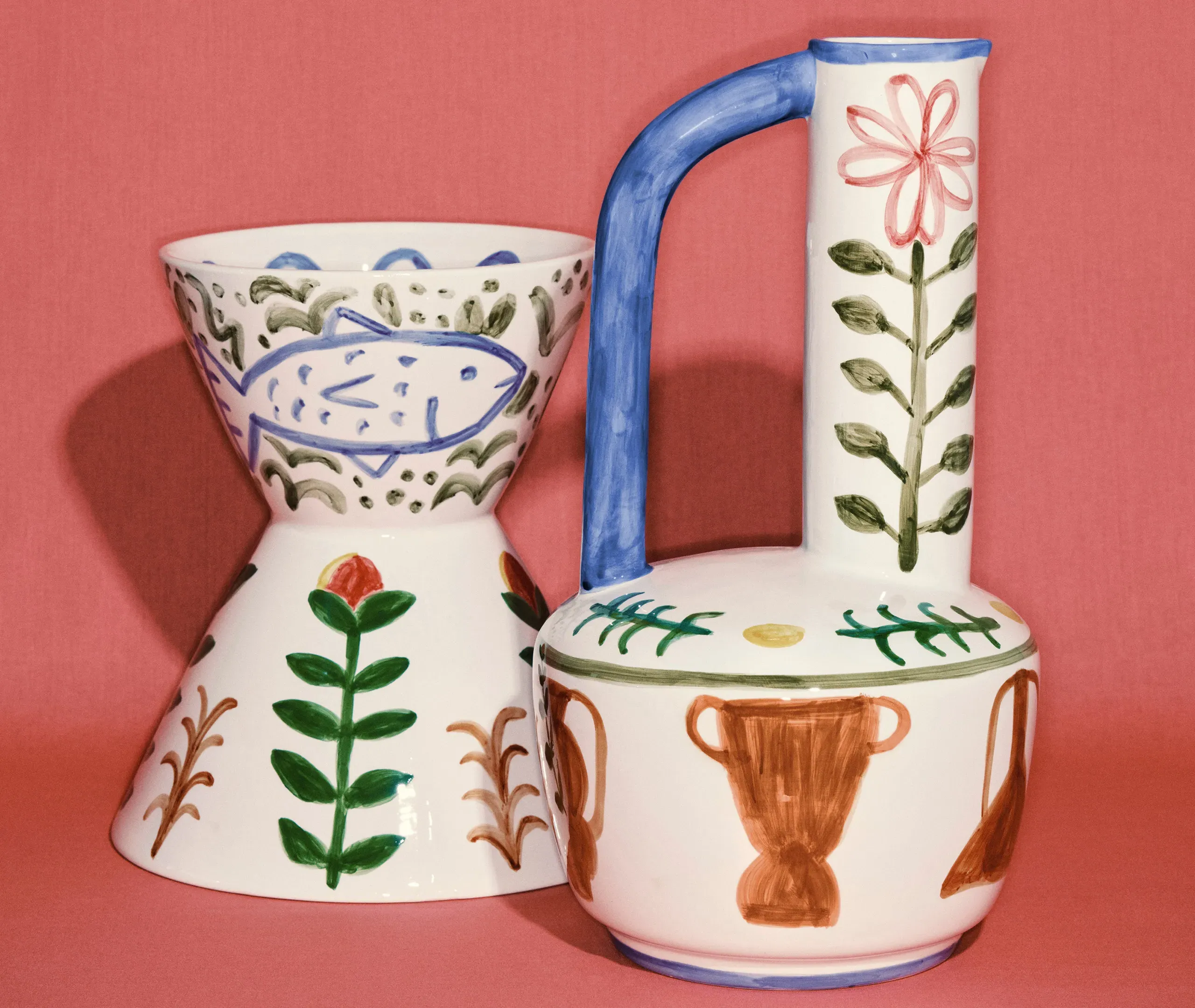 Santiago De Borja Aquaje Vase - Multicolour