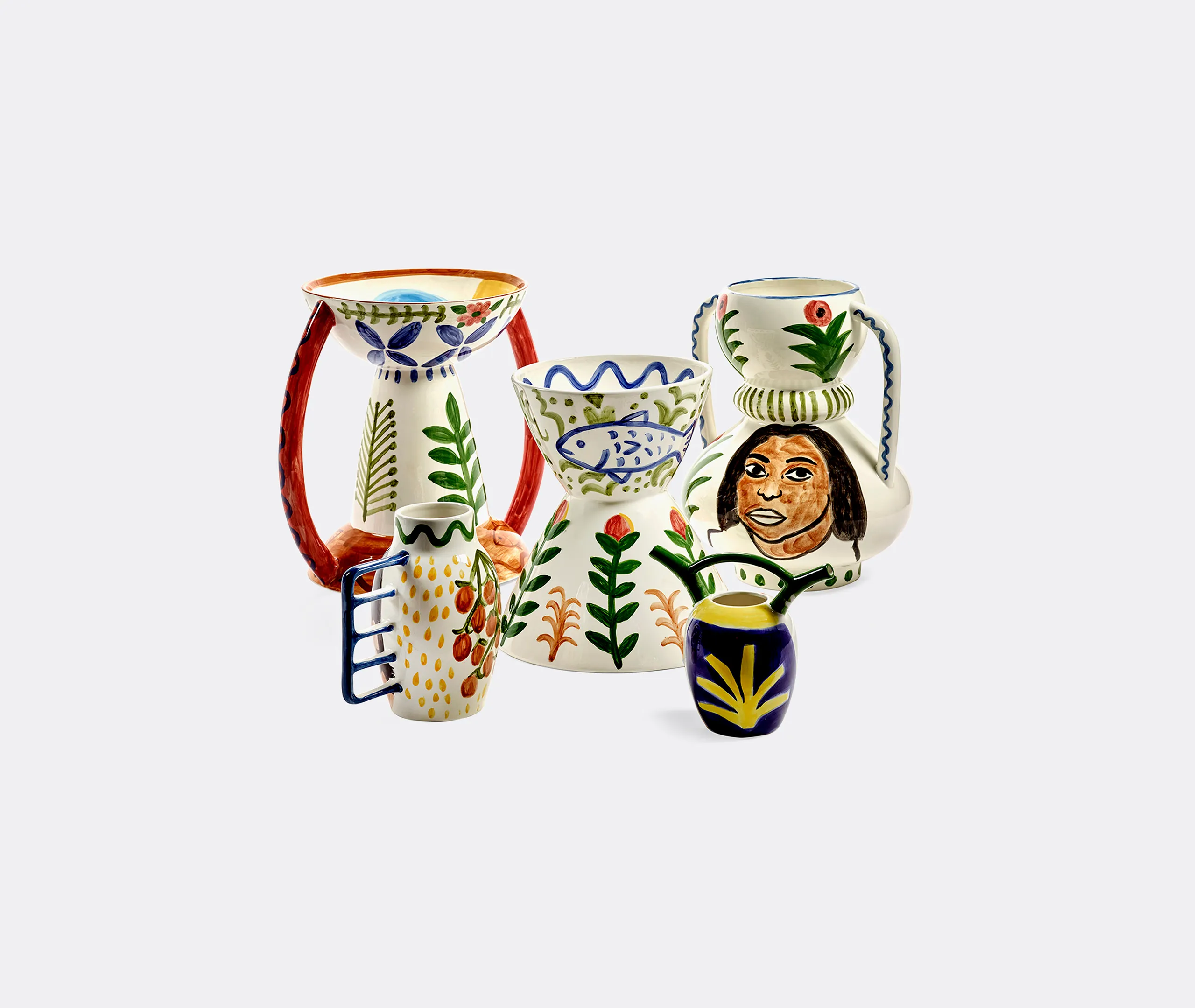 Santiago De Borja Charapita Vase - Multicolour