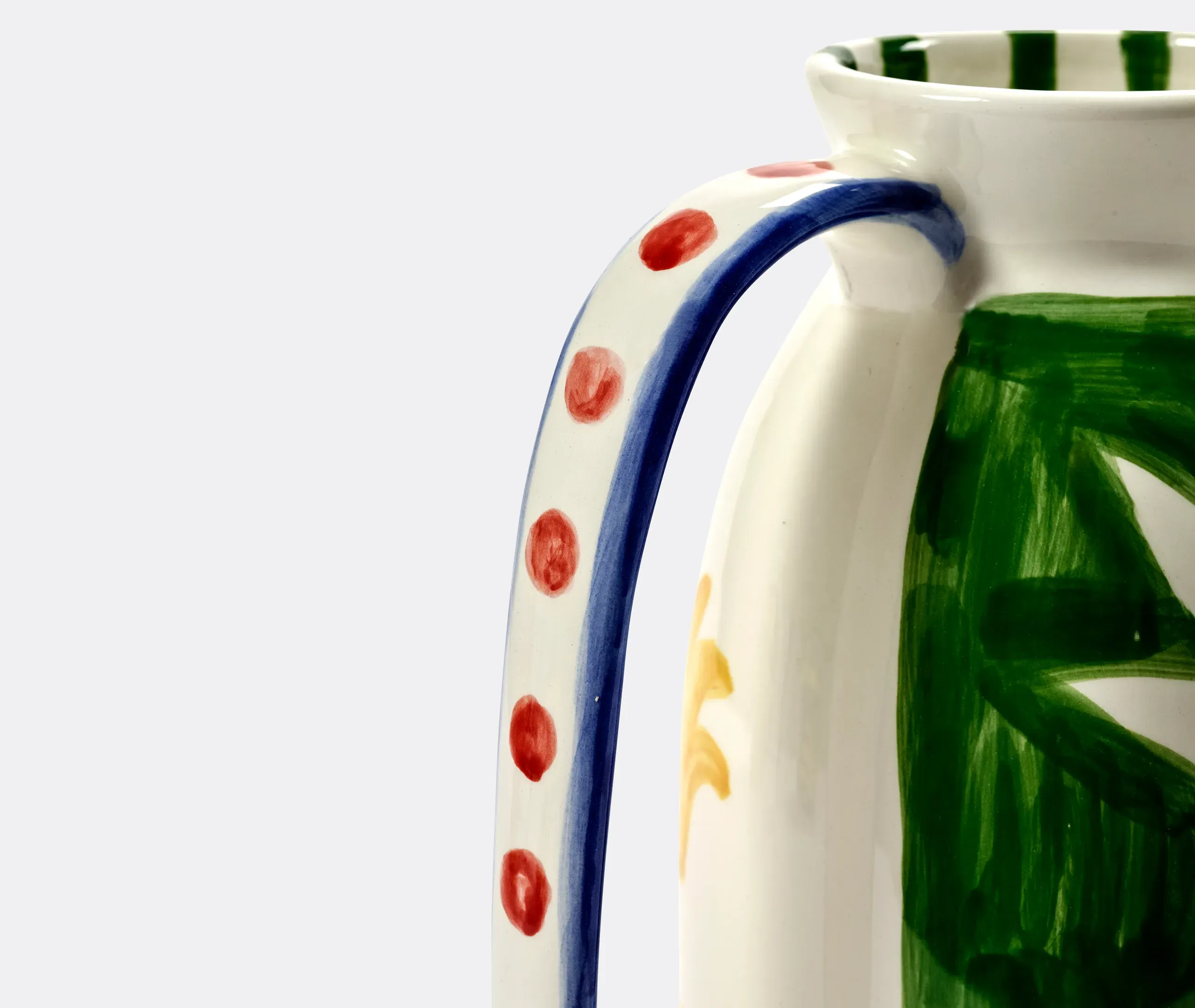 Santiago De Borja Cocona Vase - Multicolour