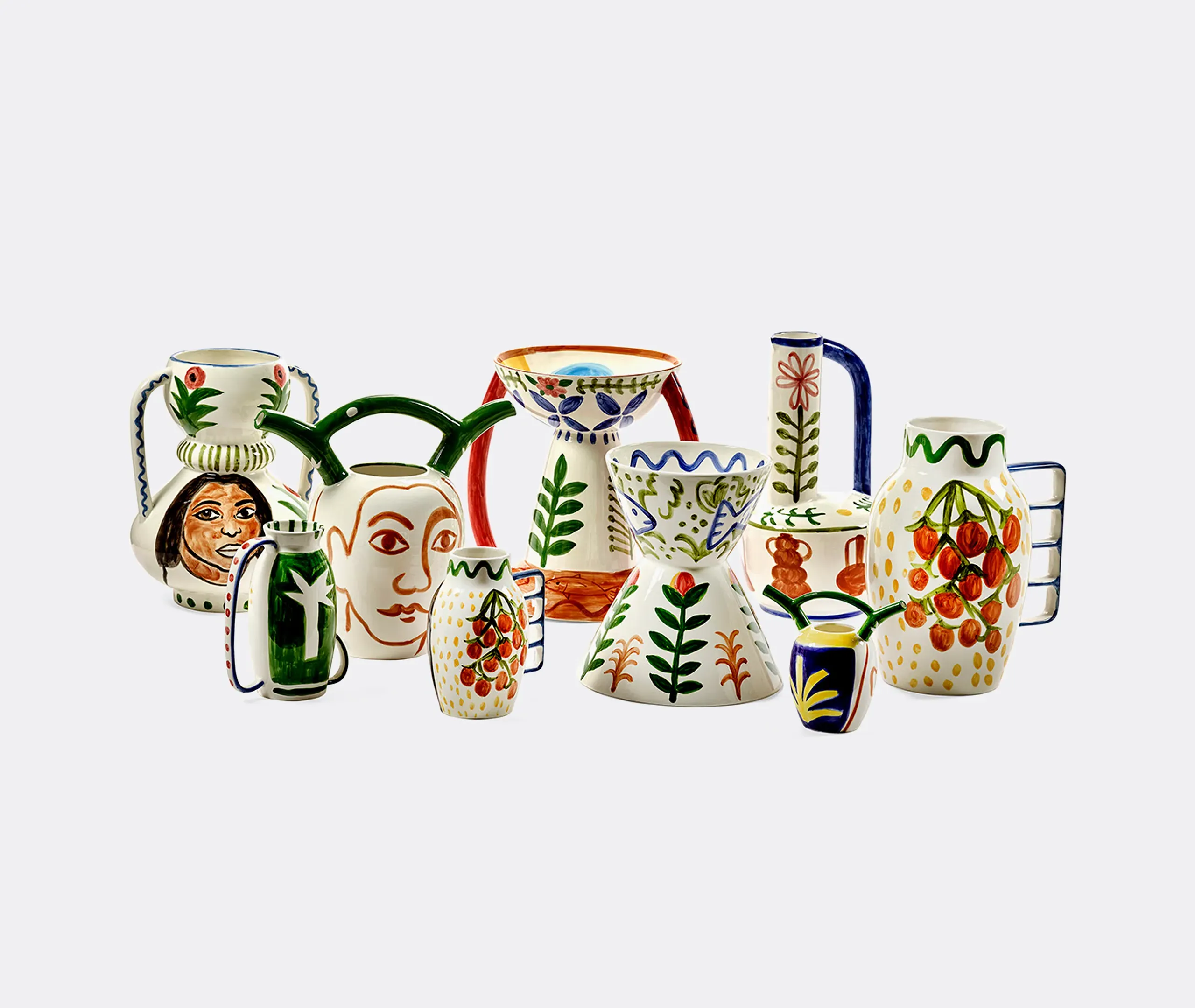 Santiago De Borja Cocona Vase - Multicolour