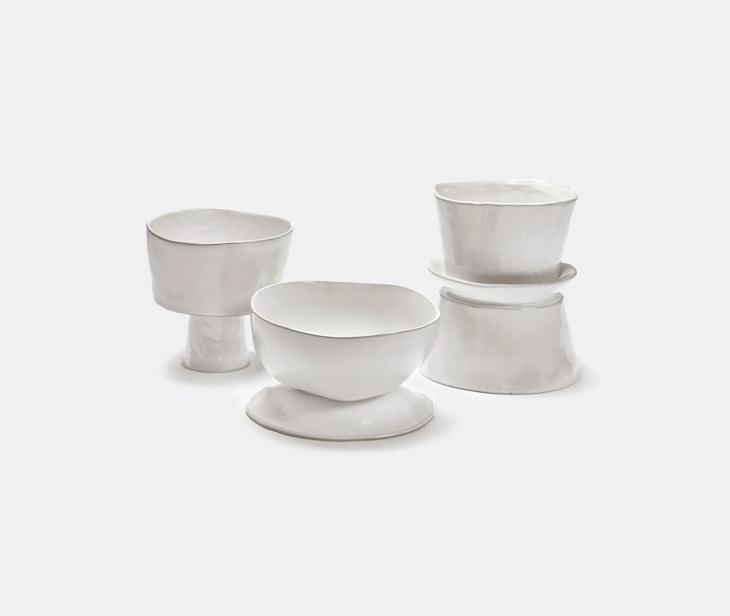 Serving Bowl - Off White, Ceramic
