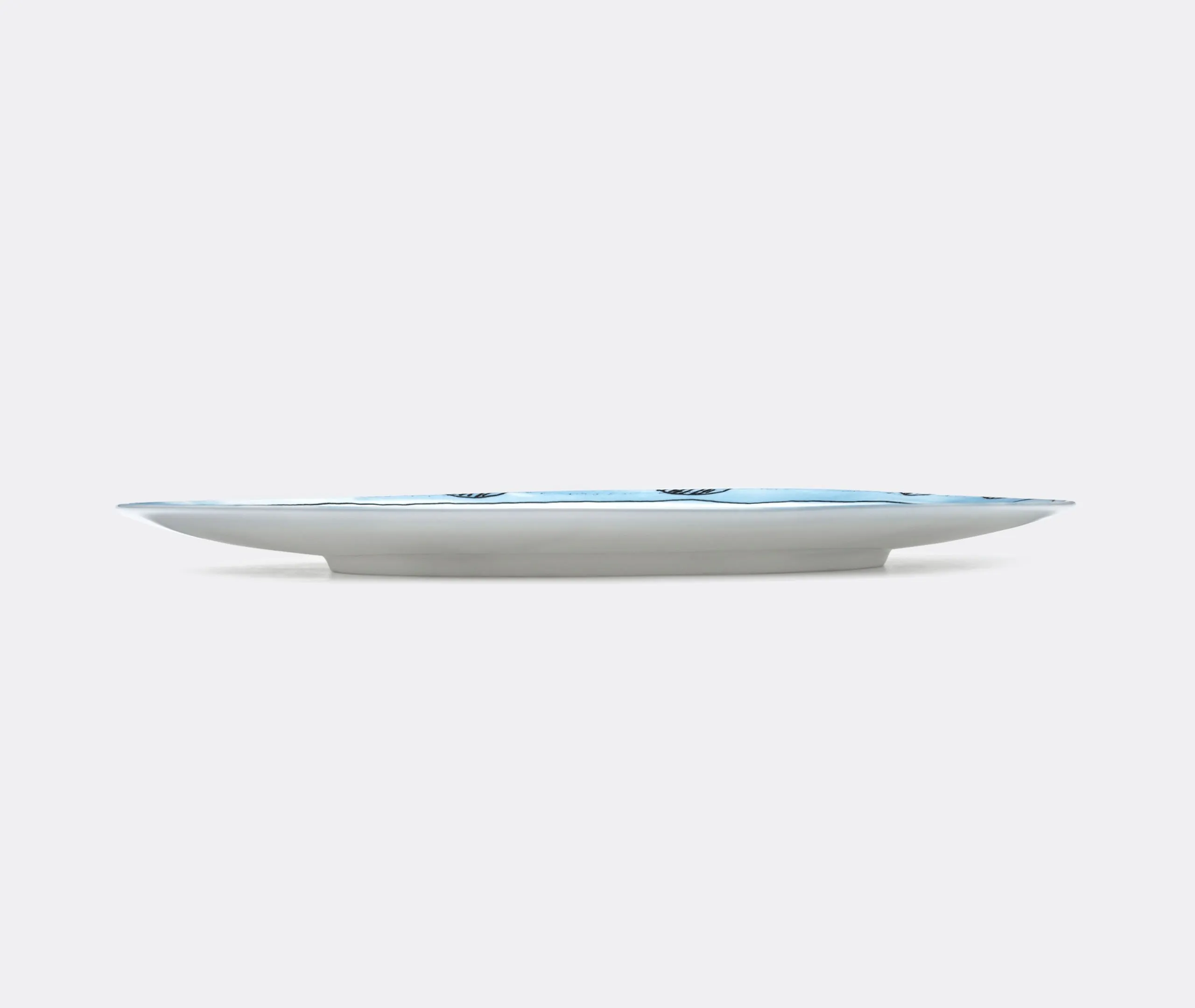 Serving Plate Set of 2 - Multicolor, Porcelain