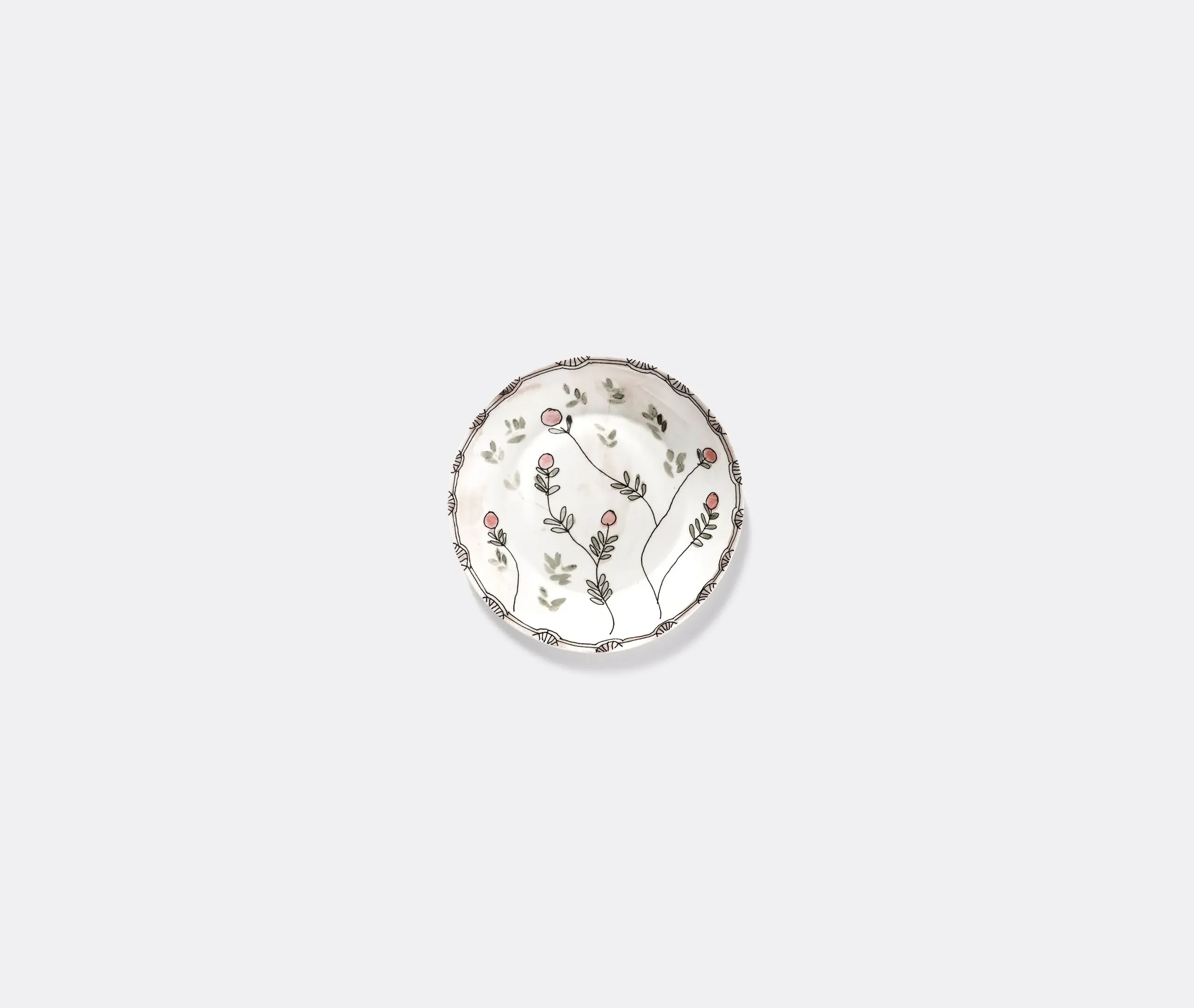 Set of 2 Deep Plates - Multicolor, Porcelain