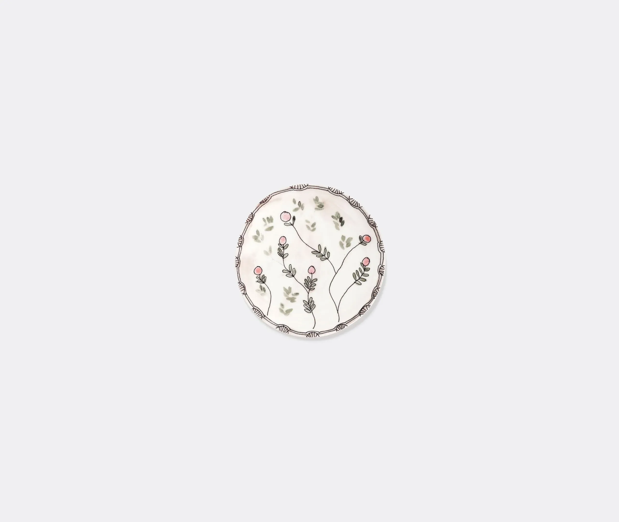 Set of 2 Dessert Plates - Multicolor, Porcelain image