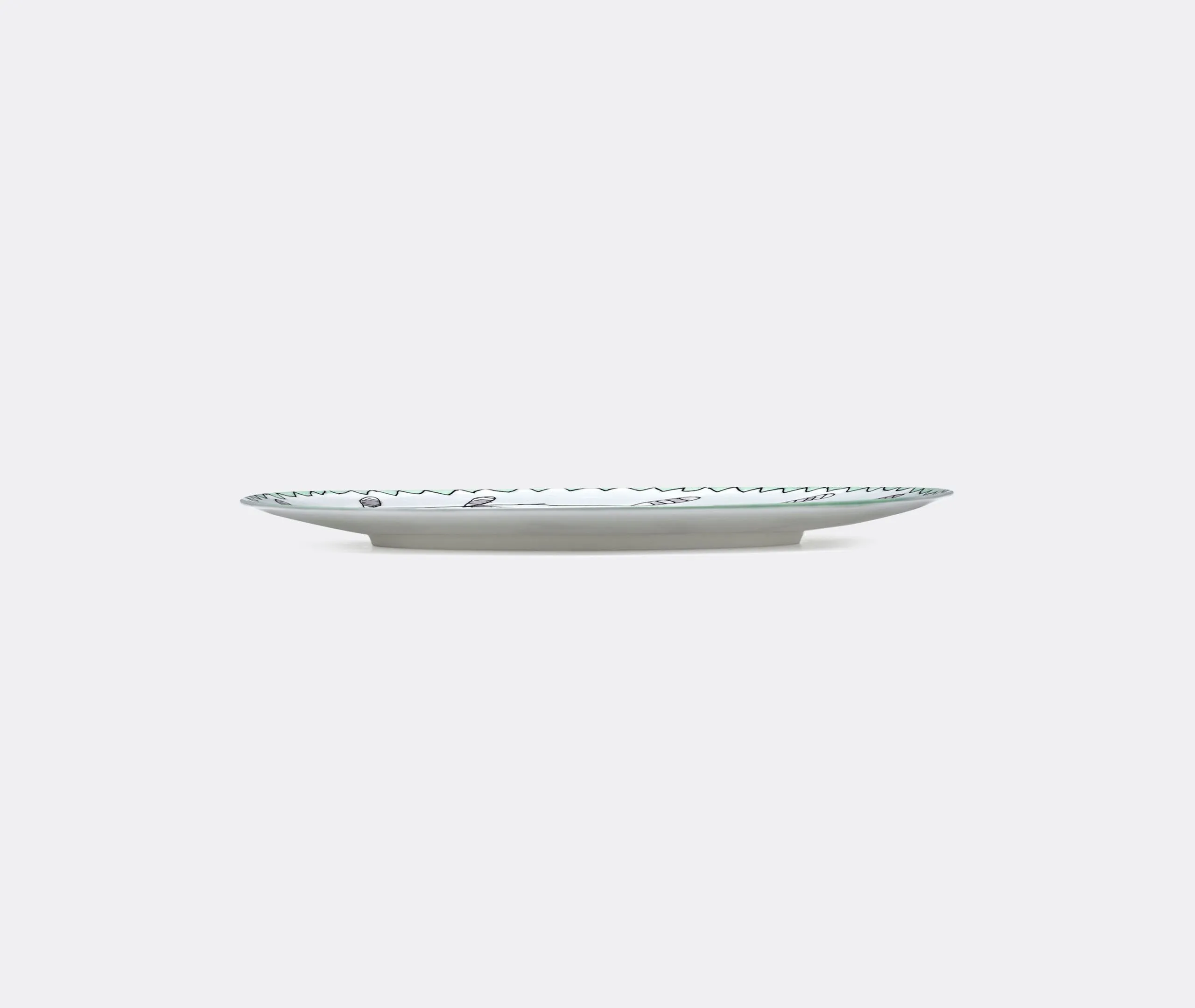 Set of 2 Dinner Plates - Multicolor, Porcelain
