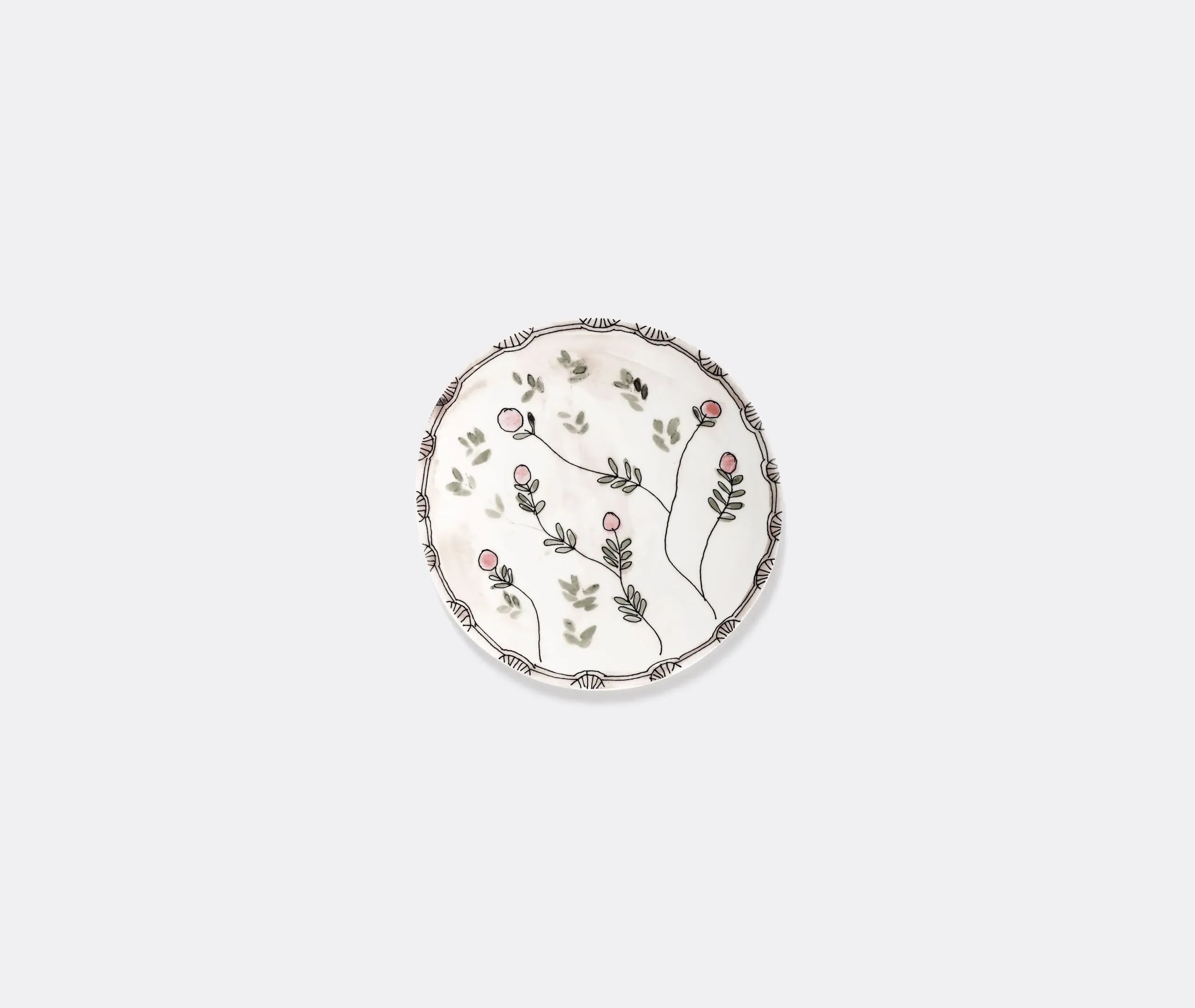 Set of 2 Dinner Plates - Multicolor, Porcelain