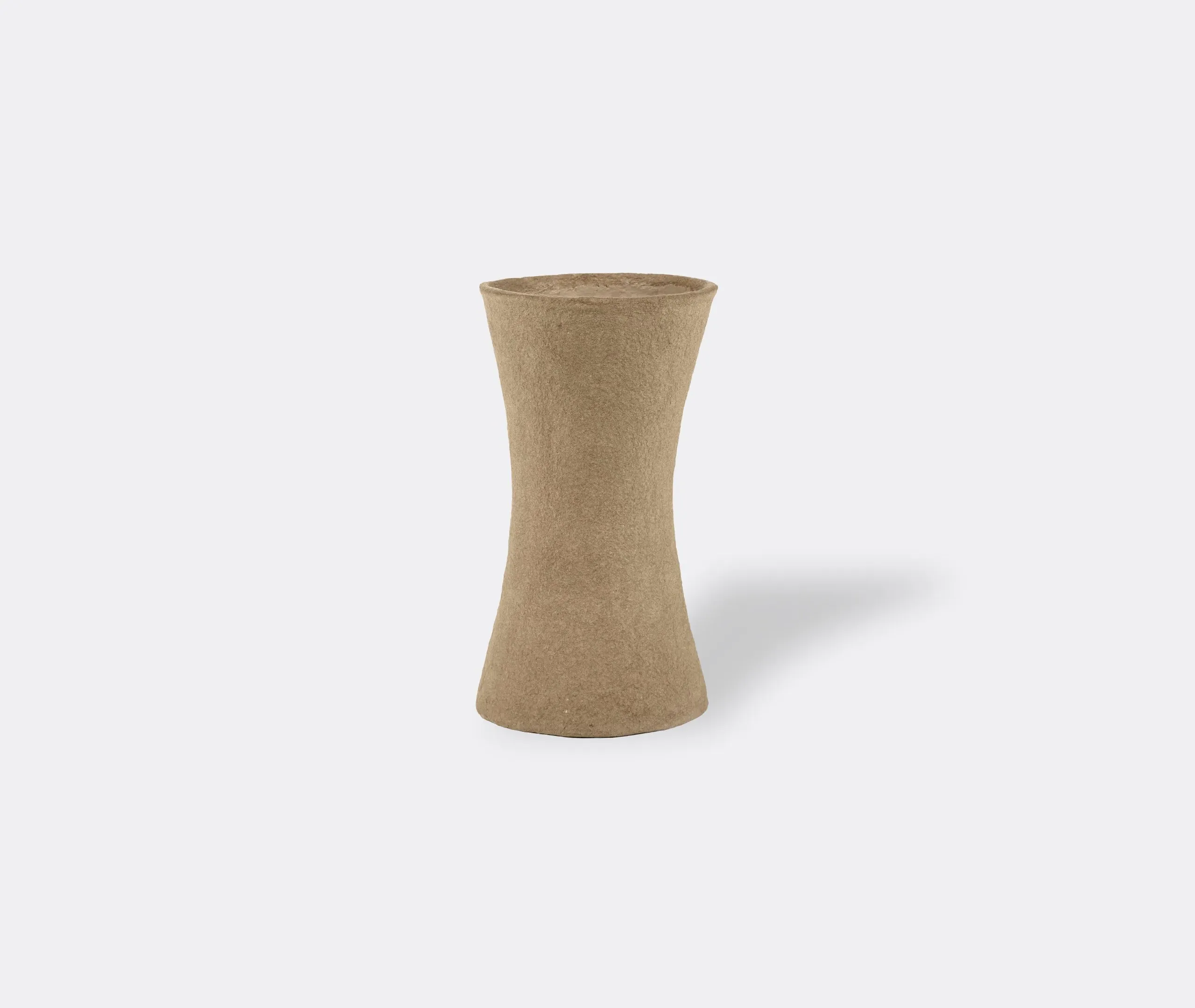 Small Earth Vase - Brown, Papier Mâché image