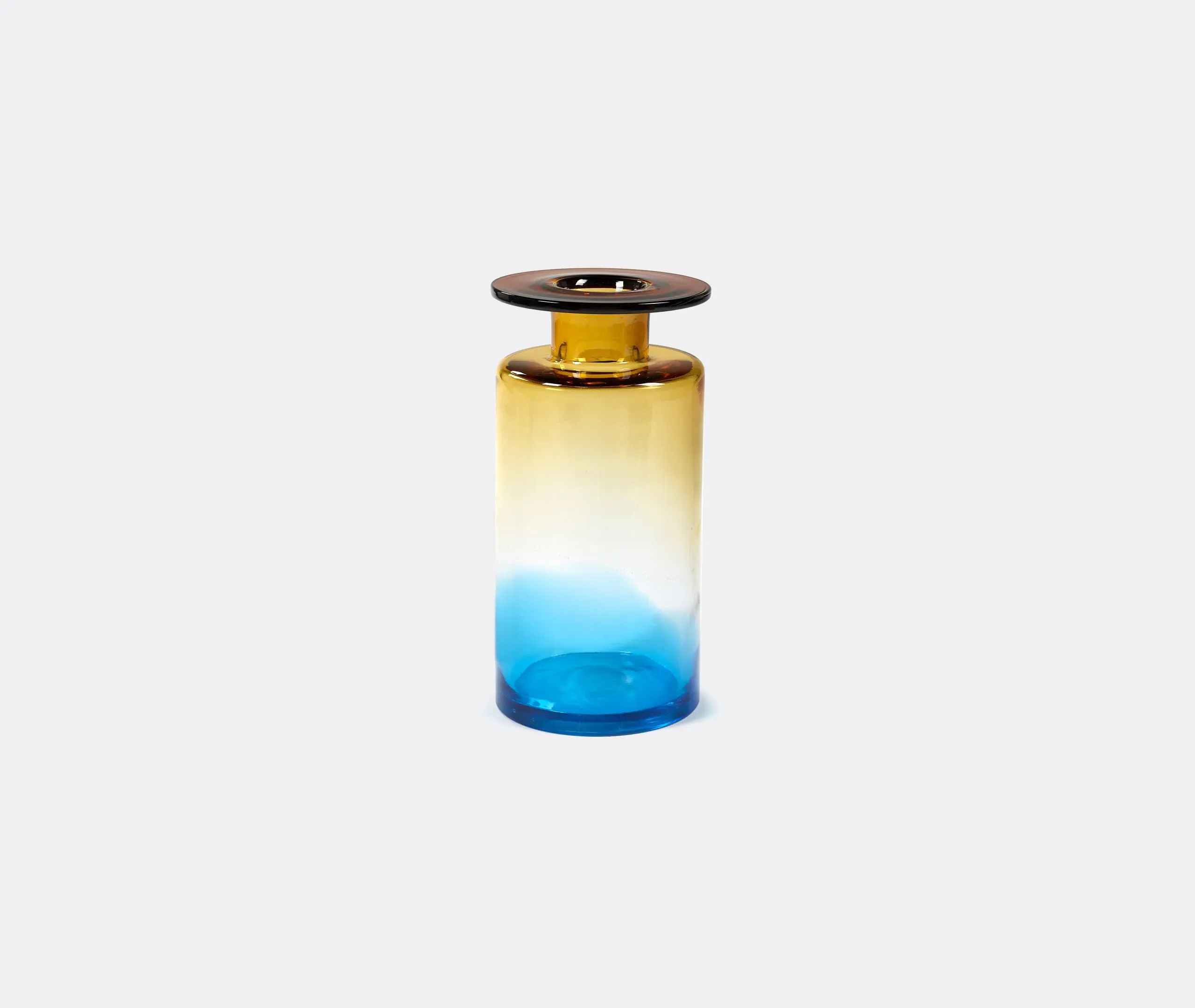 Tall Cylindrical Vase - Multicolor, Glass