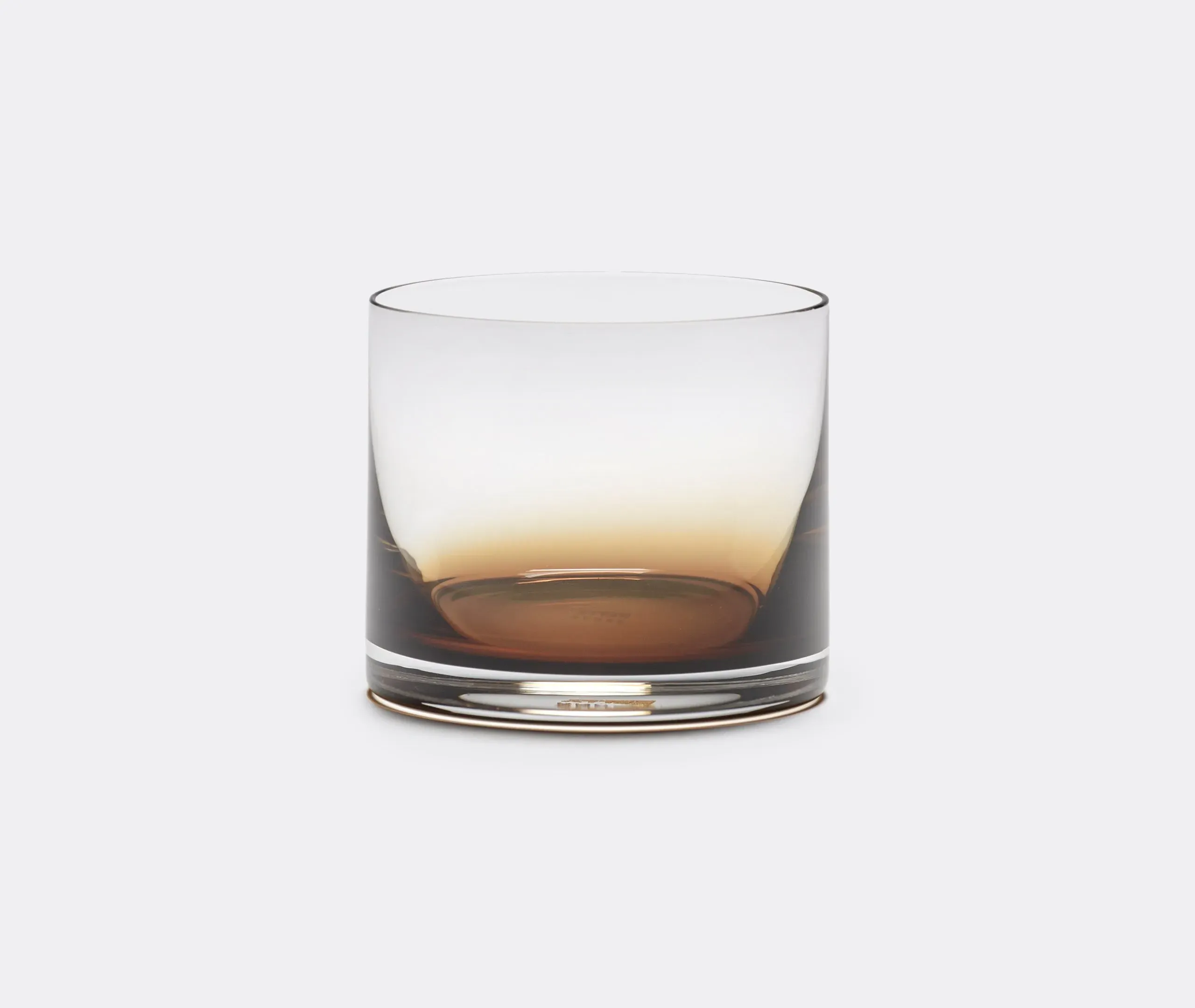 Tumbler Set of 4 with Gradient Tint - Brown