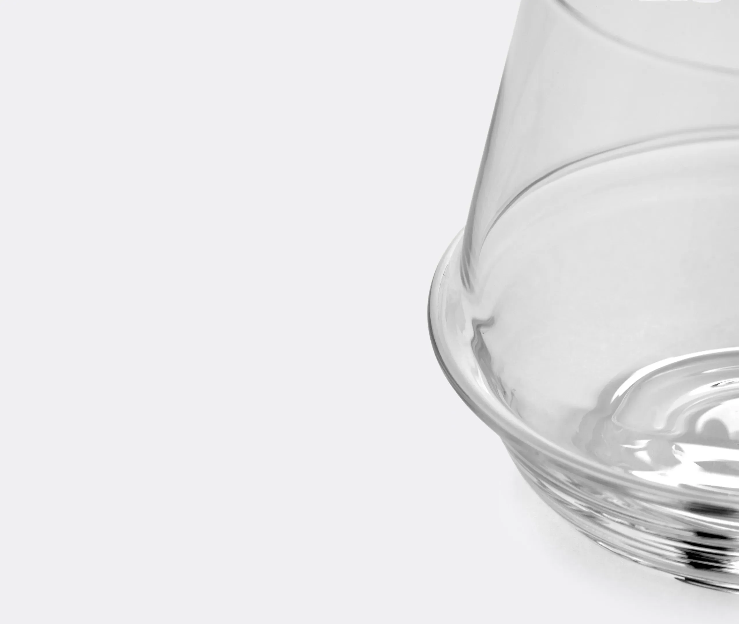 Tumbler Set of 4 with Ribbed Detail - Glass