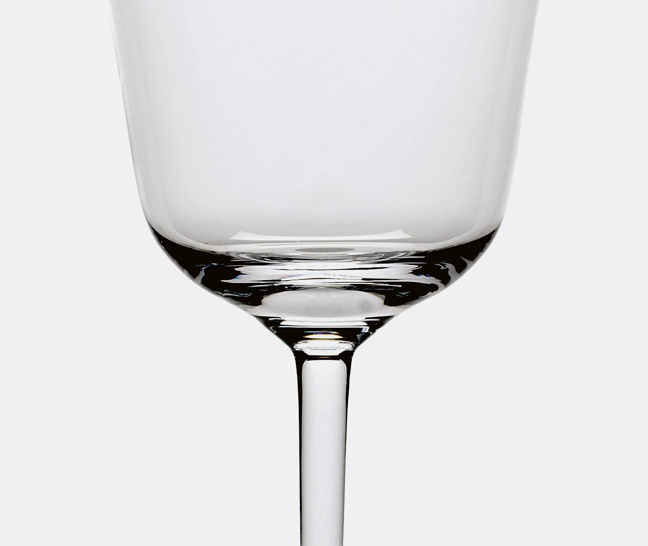 White Wine Glass Set of 4 - Transparent Crystal