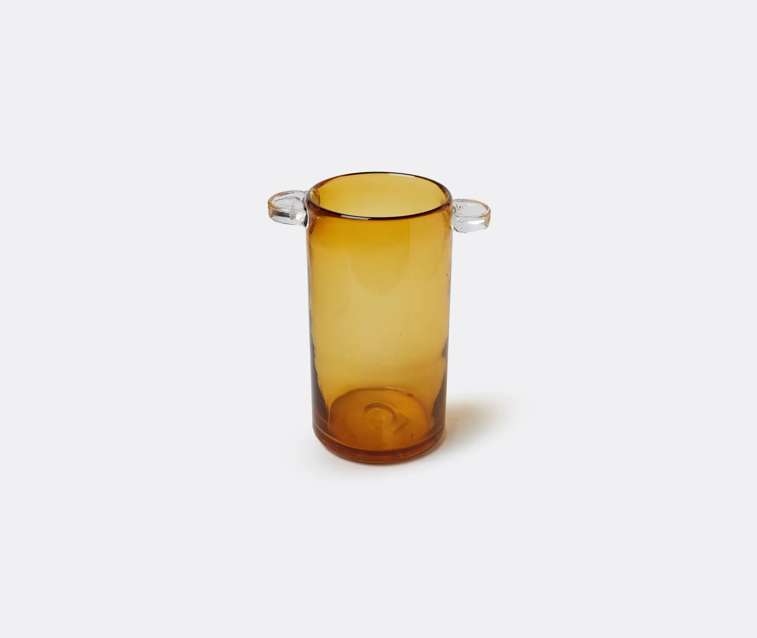 Wind & Fire Cylindrical Vase - Amber, Glass image