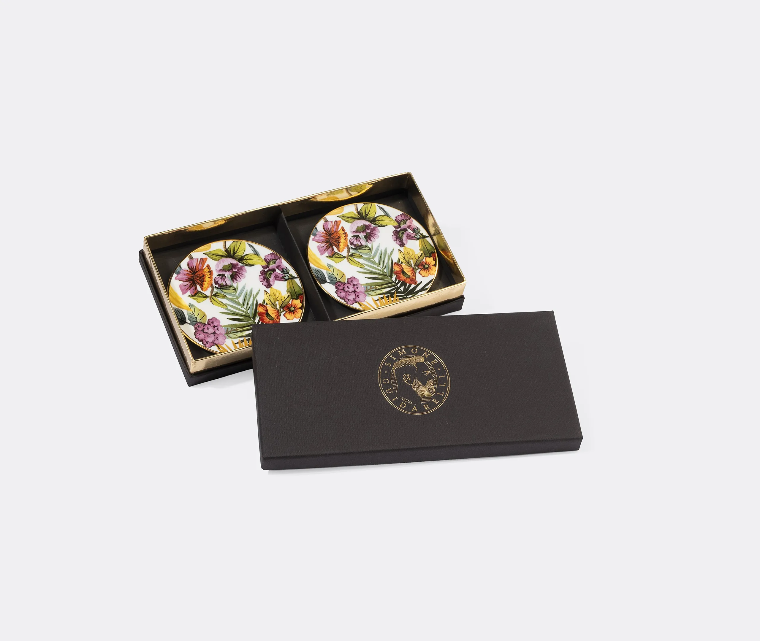 Jungle Coaster Set of Two - Multicolour, Porcelain alternate view