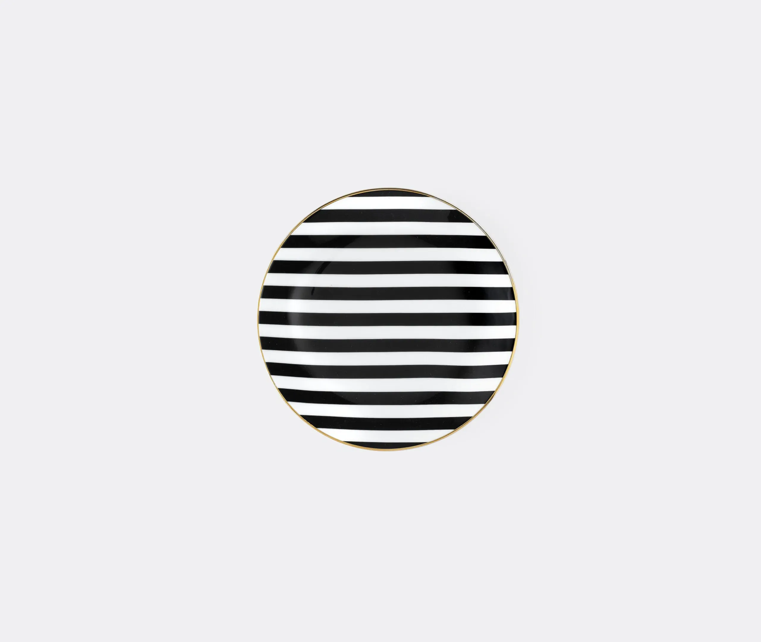 Souvenirs De Voyage Dessert Plate - Black & White, Porcelain product