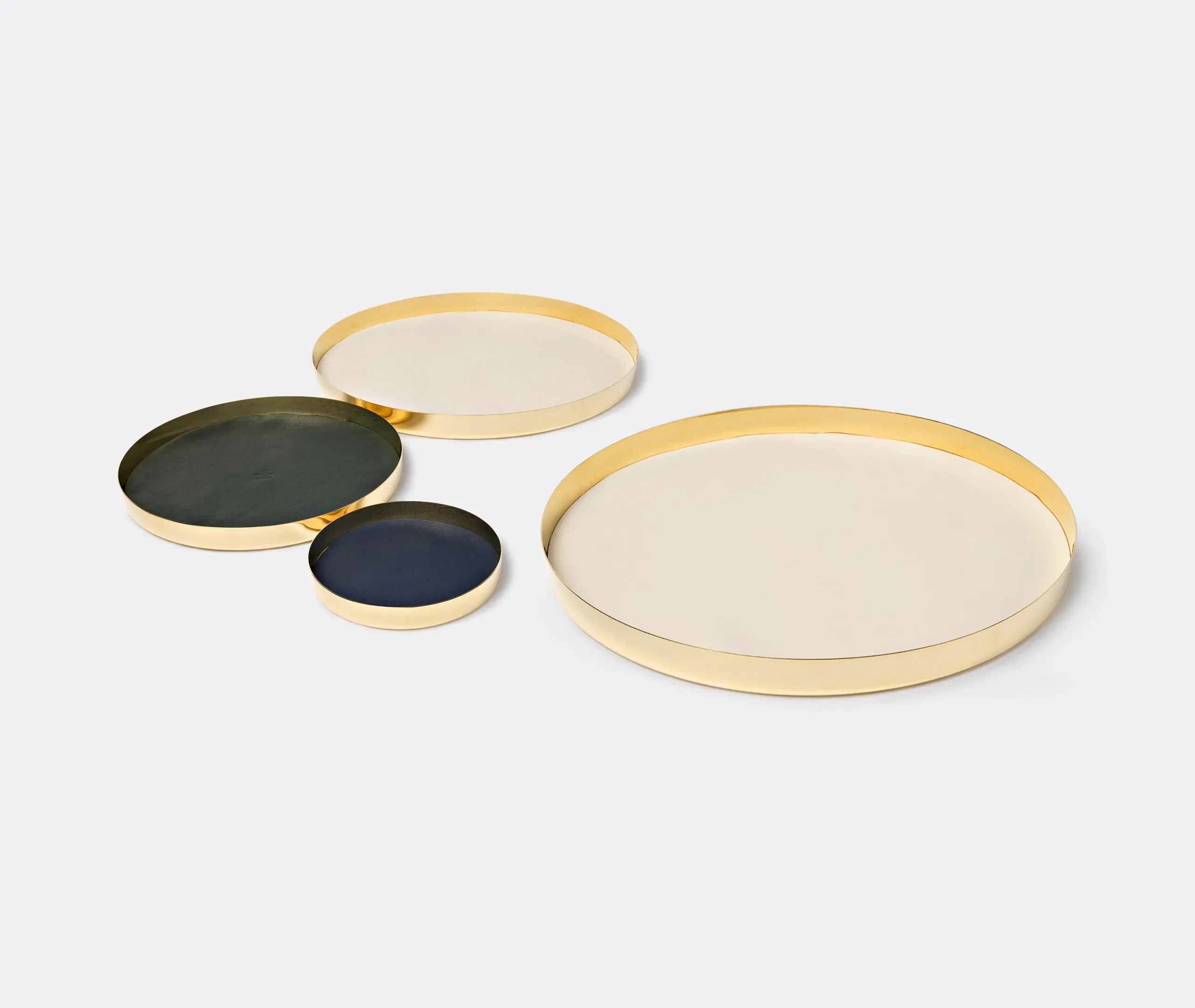 Extra Large Serving Tray - Multicolor, Brass