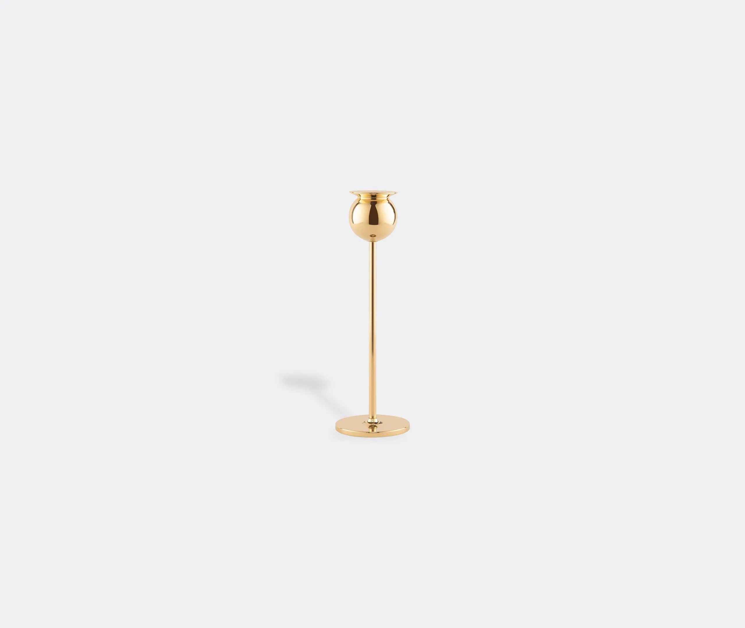 Tulip Small Candlestick - Brass