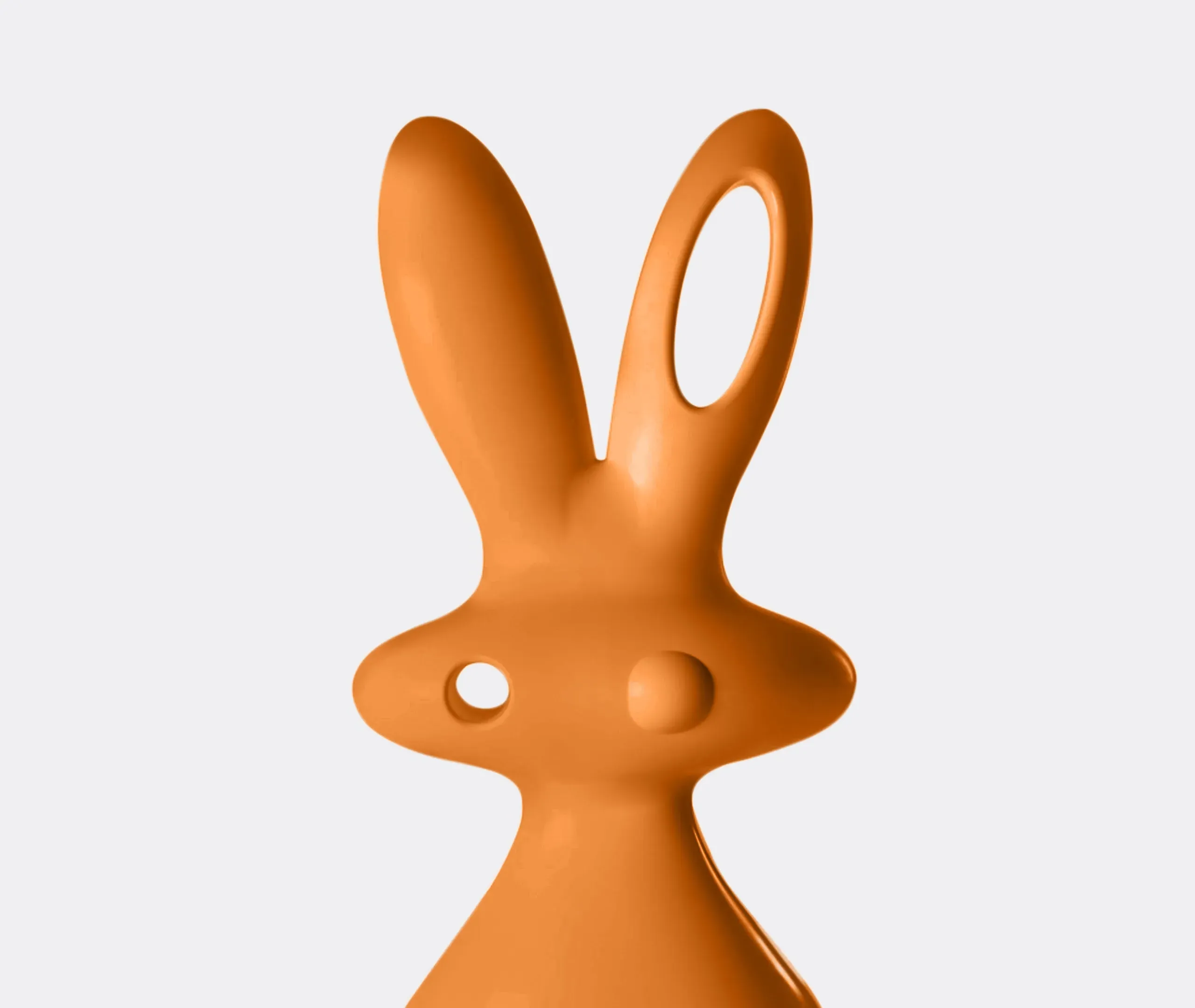 Aki Kuroda Bunny Decorative Sculpture - Pumpkin Orange alternate view
