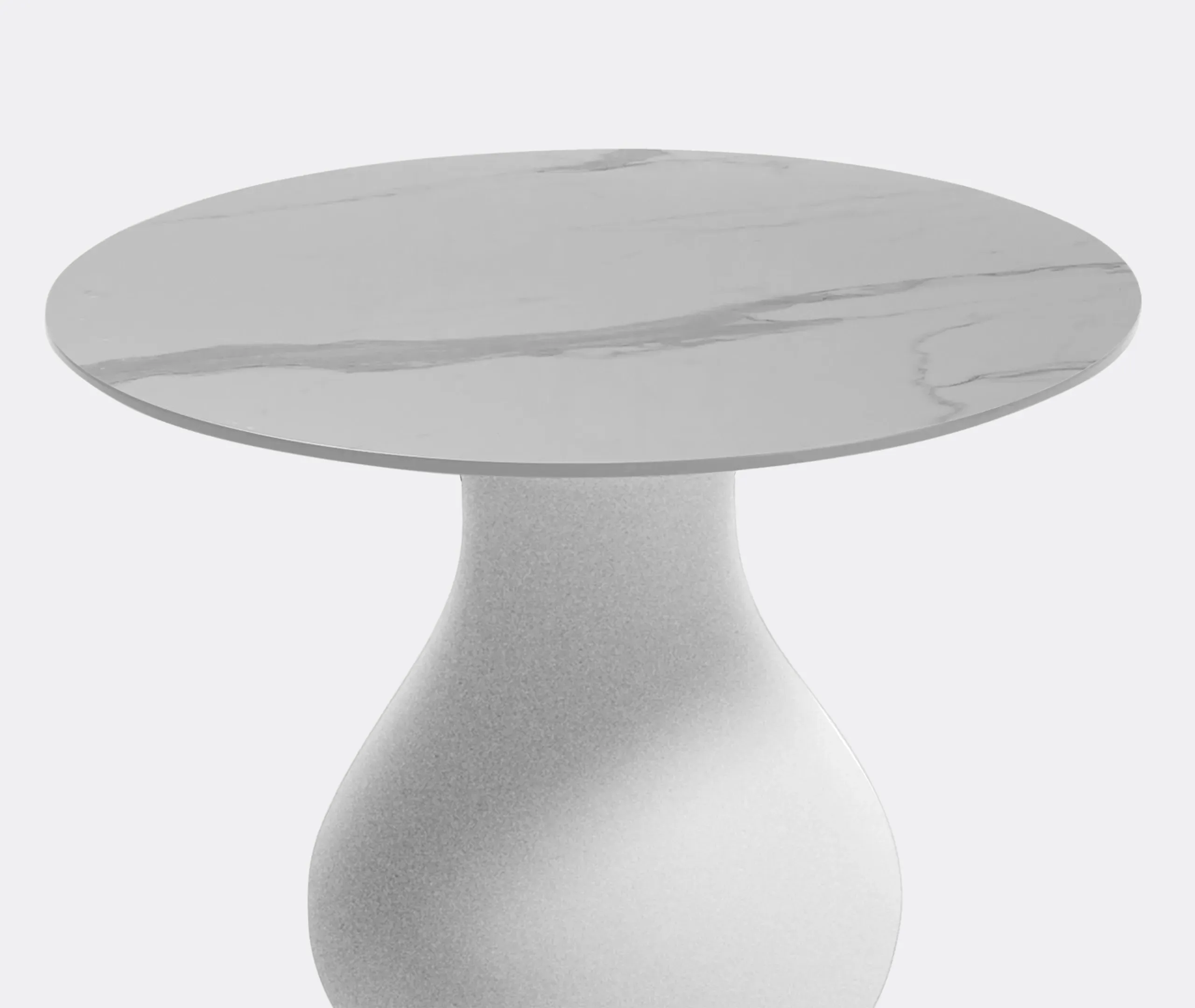 Ottocento Mini Round Coffee Table - Granite Grey, Polyethylene alternate view