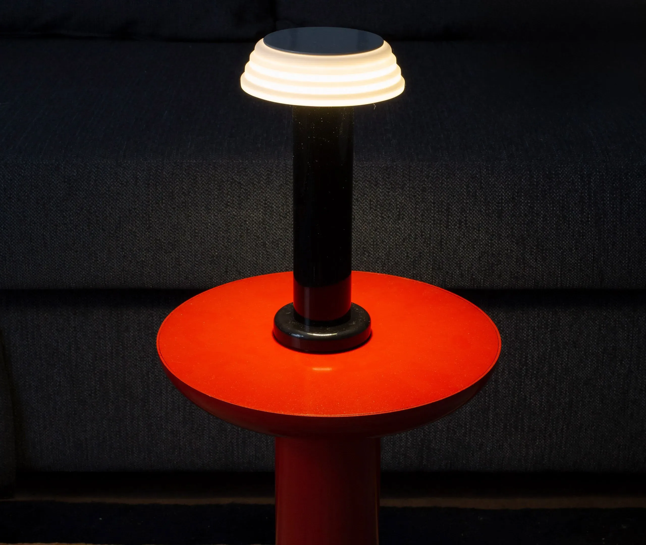 Portable Lamp with Touch Control - Black, Silicone