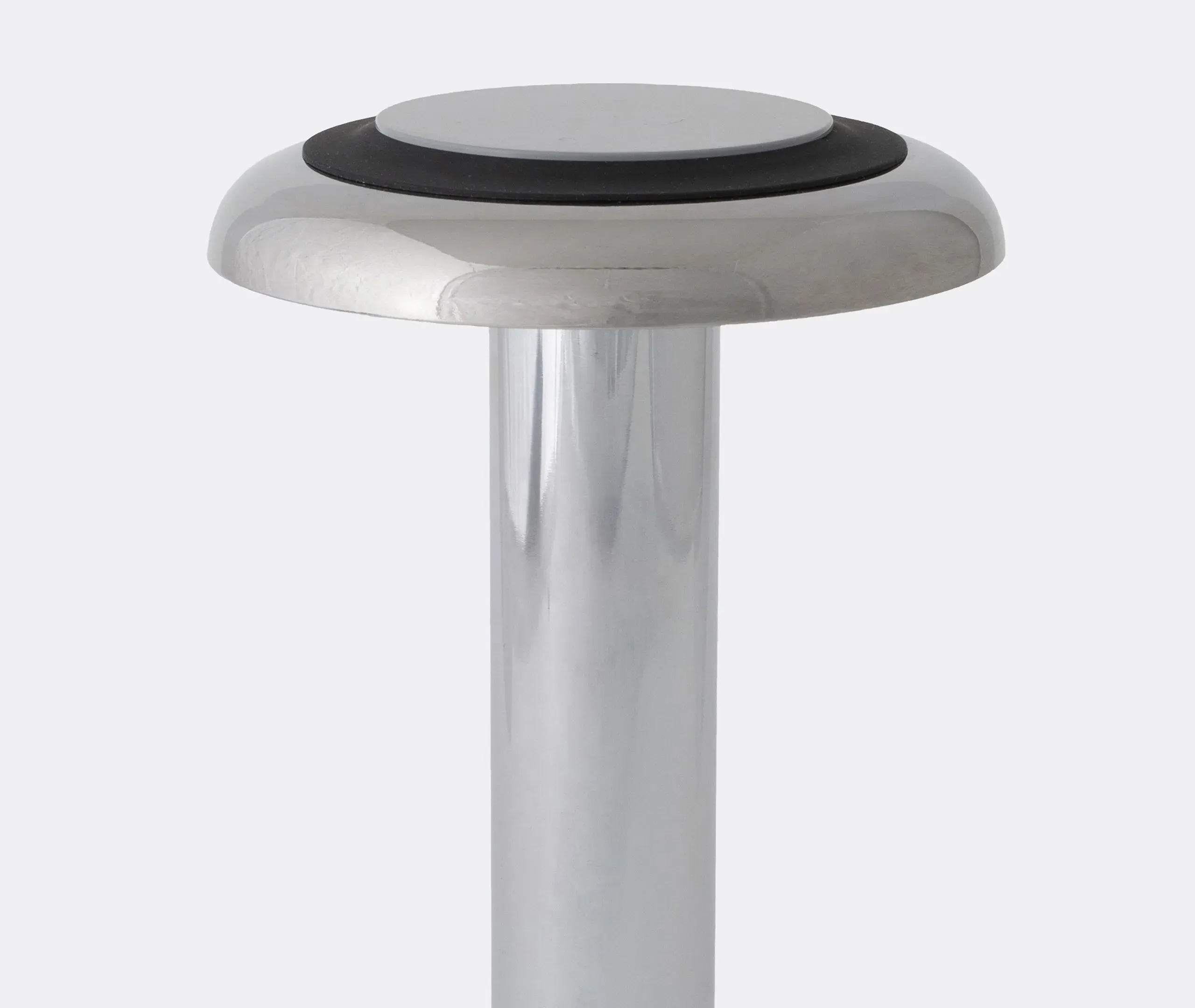 Portable Table Lamp with Dimmer - Silver, Chrome