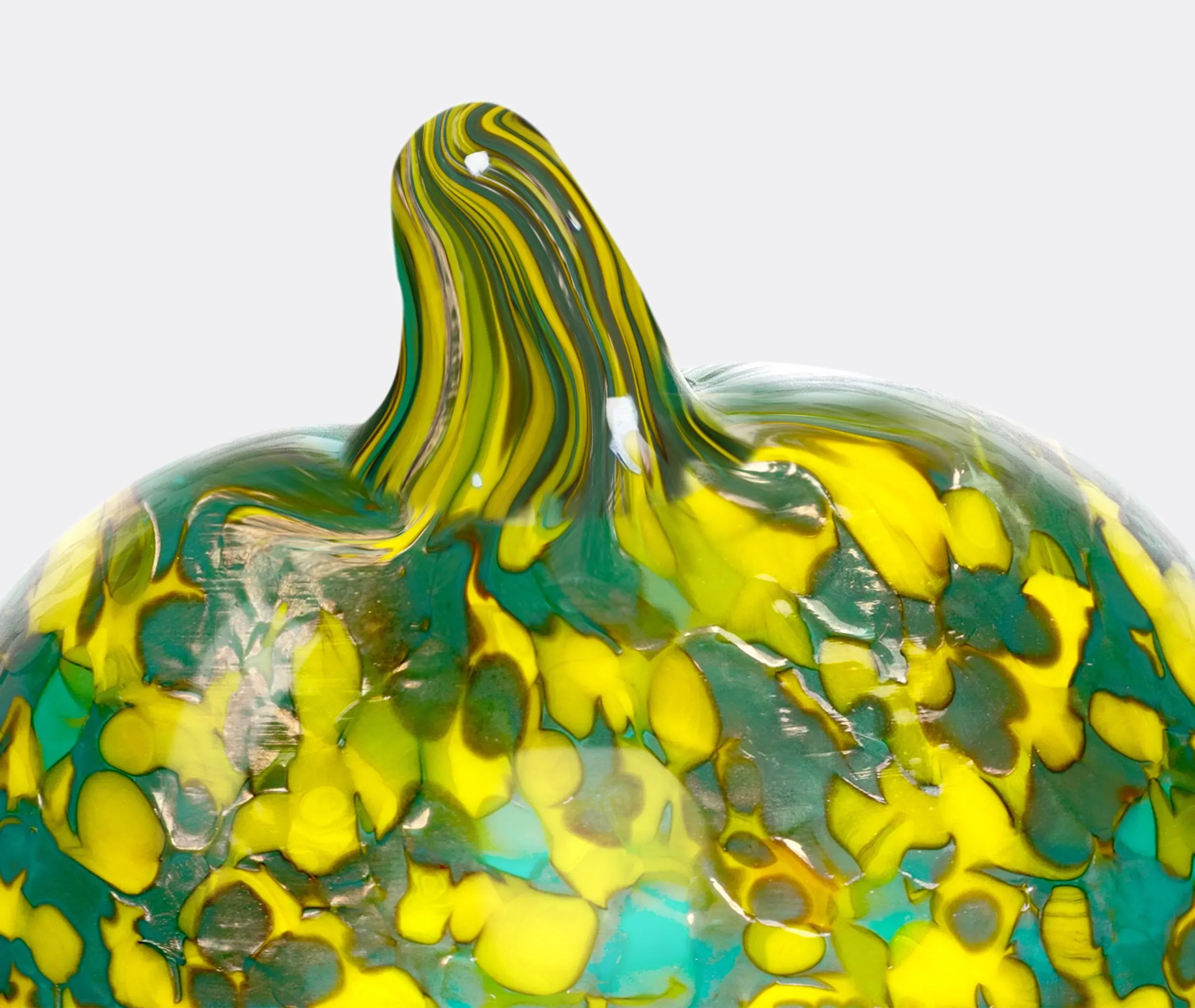 Apple Paperweight Desktop Accessory - Green, Glass