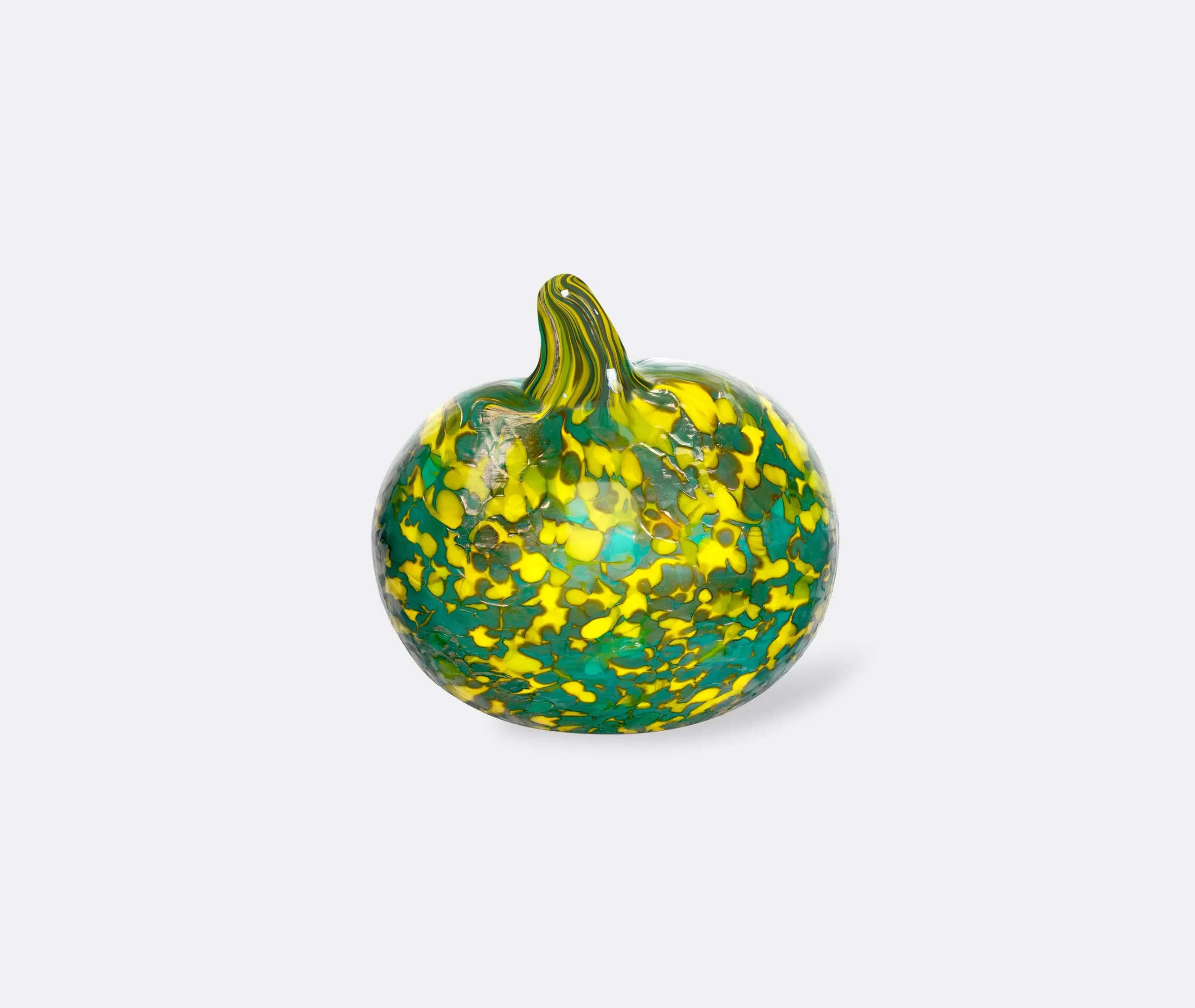 Apple Paperweight Desktop Accessory - Green, Glass image