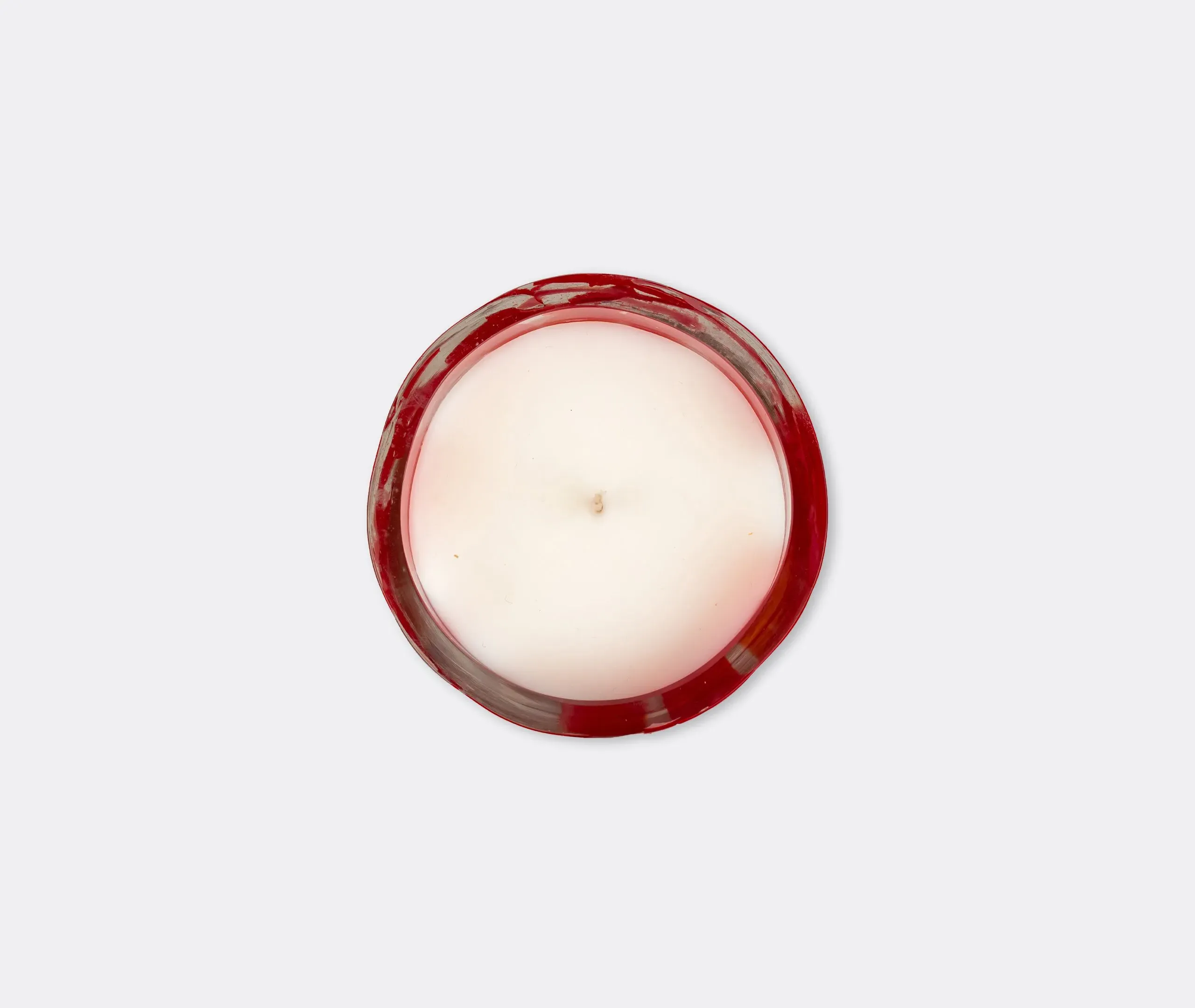Jasper Watercolour Candle - Red, Murano Glass