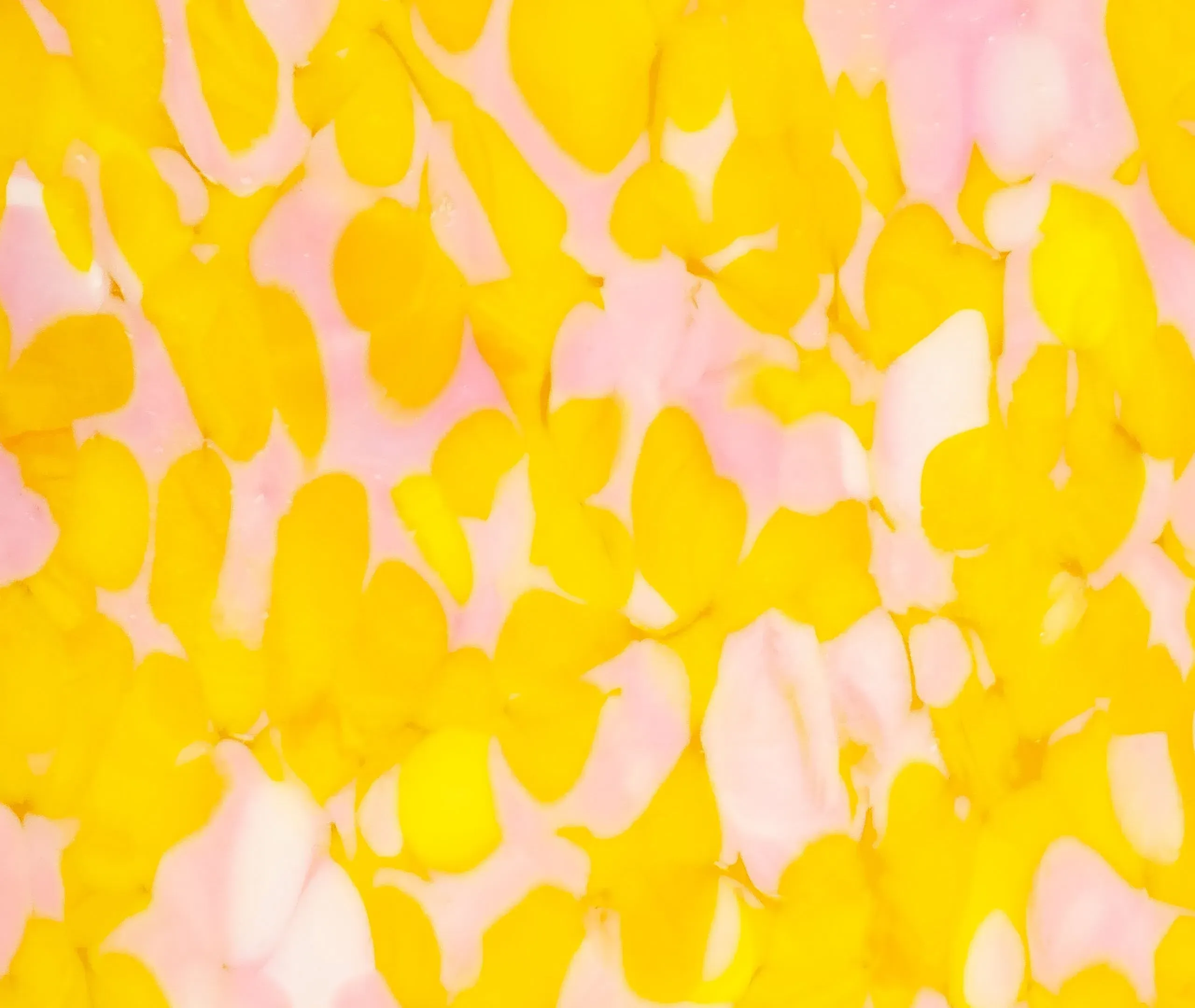 Macchia Su Macchia Scented Candle - Yellow & Pink, Murano Glass