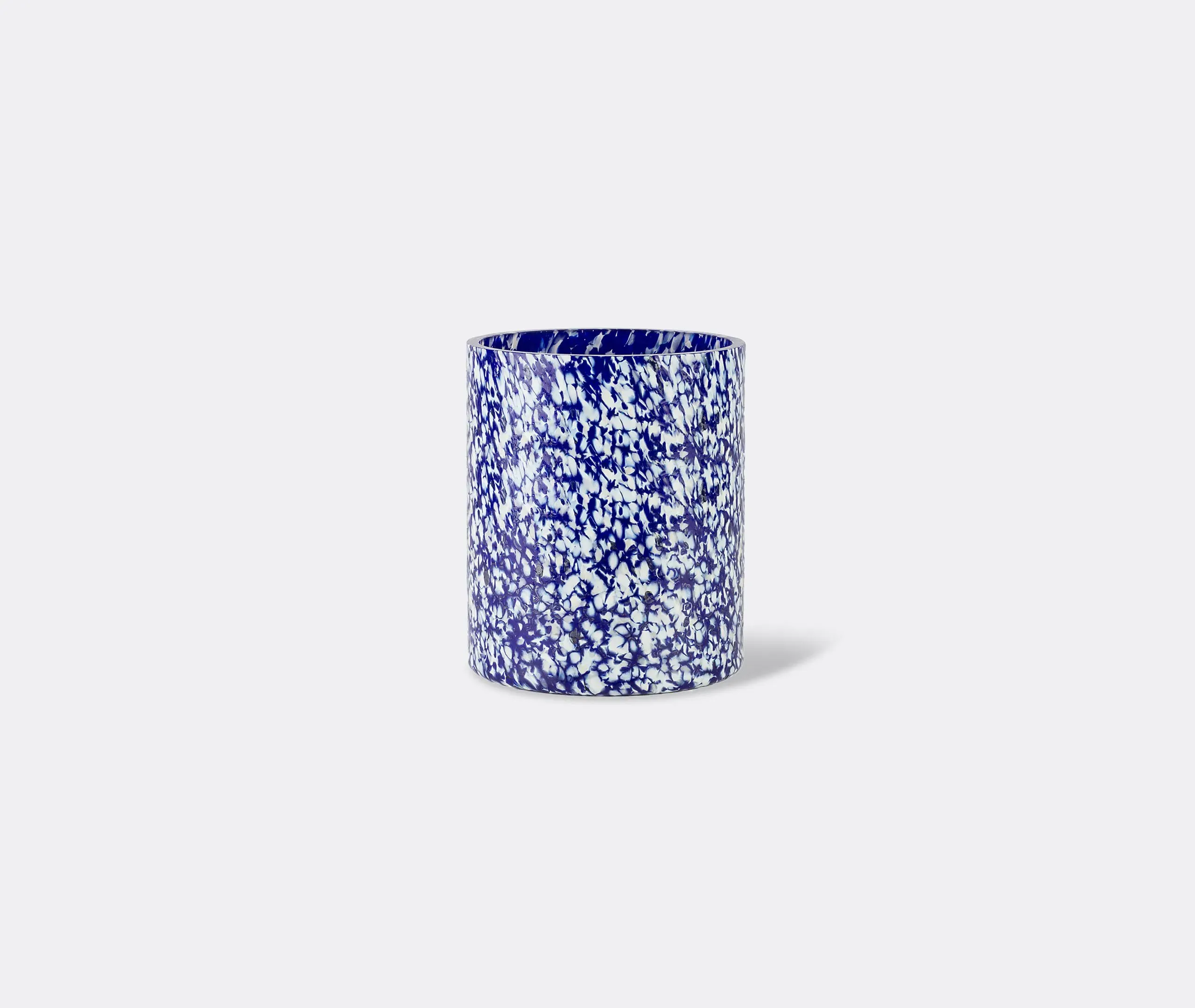 Medium Vase Macchia Technique - Ivory, Murano Glass image