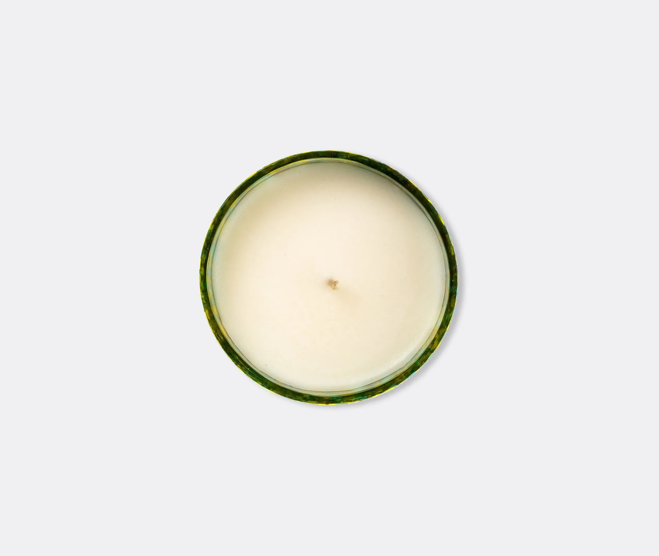 Scented Candle with Glass Holder - Green, Murano