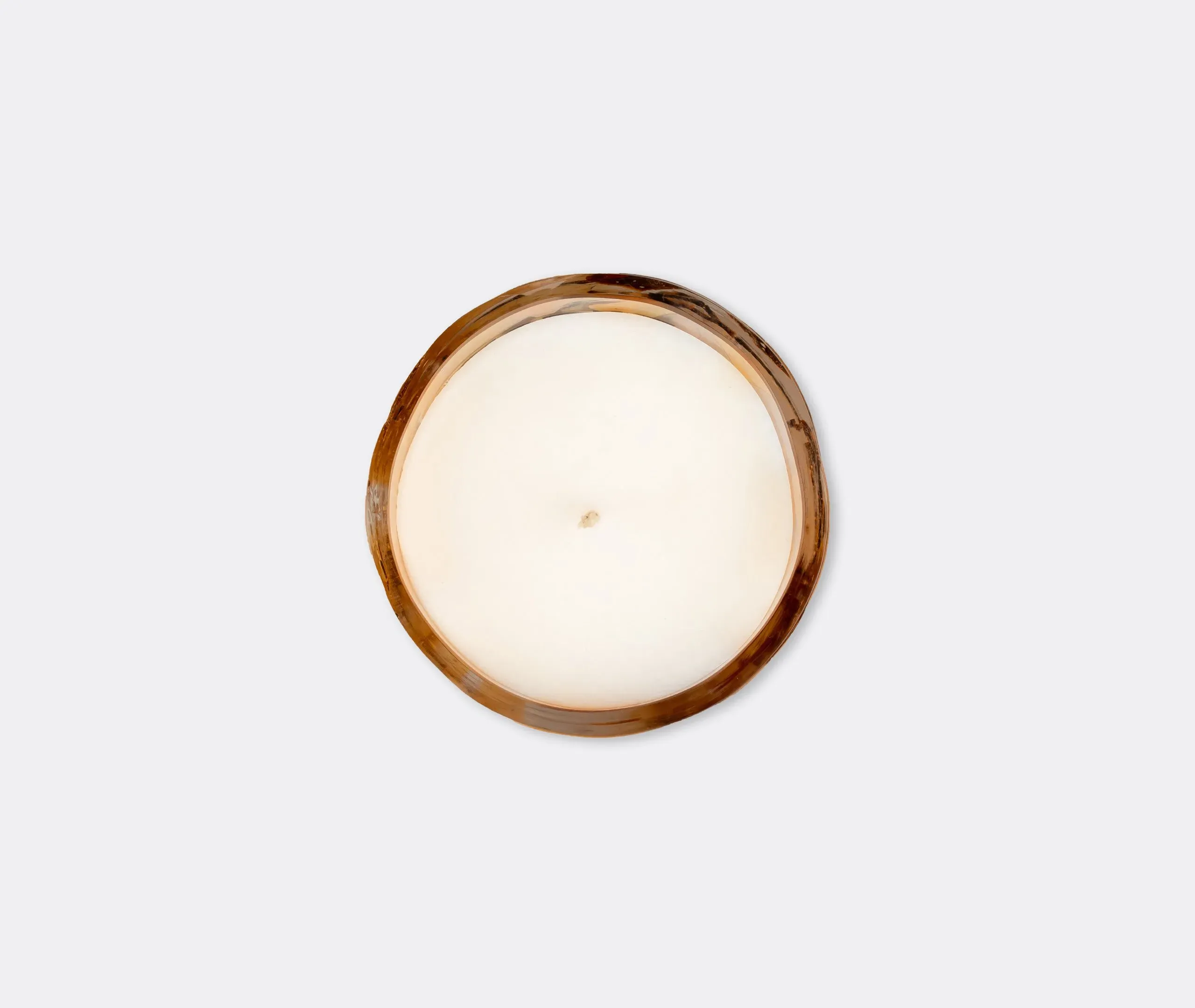 Topaz Watercolour Candle - Orange, Murano Glass