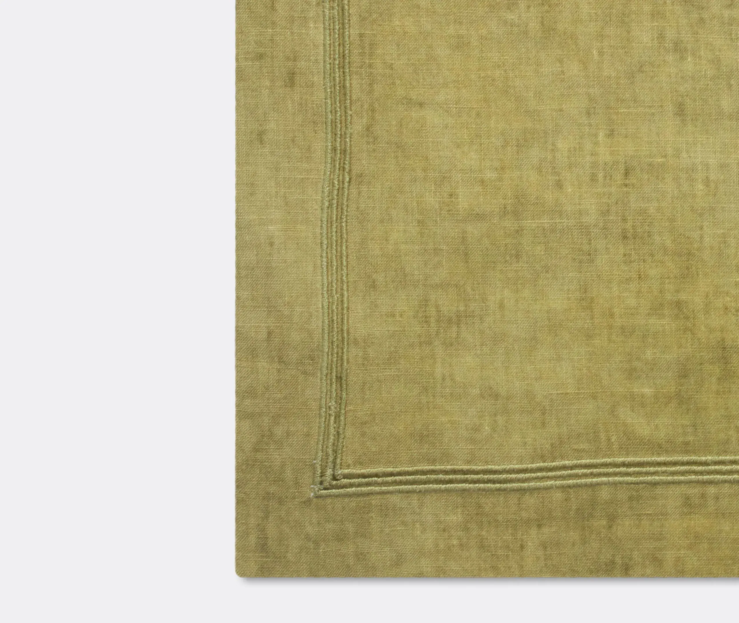 2-Piece Napkin Set with Embroidery - Beige, Linen