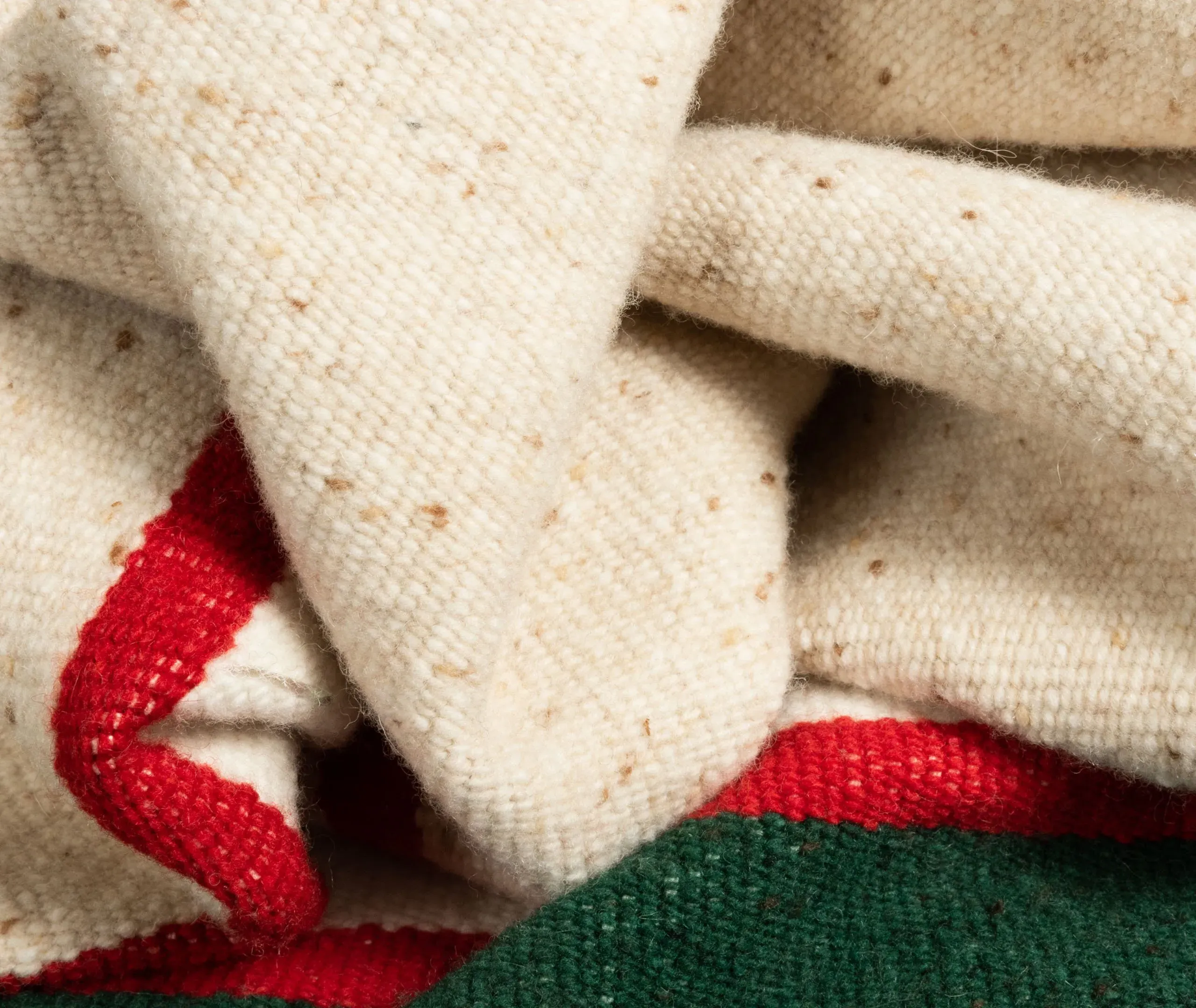 Prua Throw Blanket - White, Cotton Wool